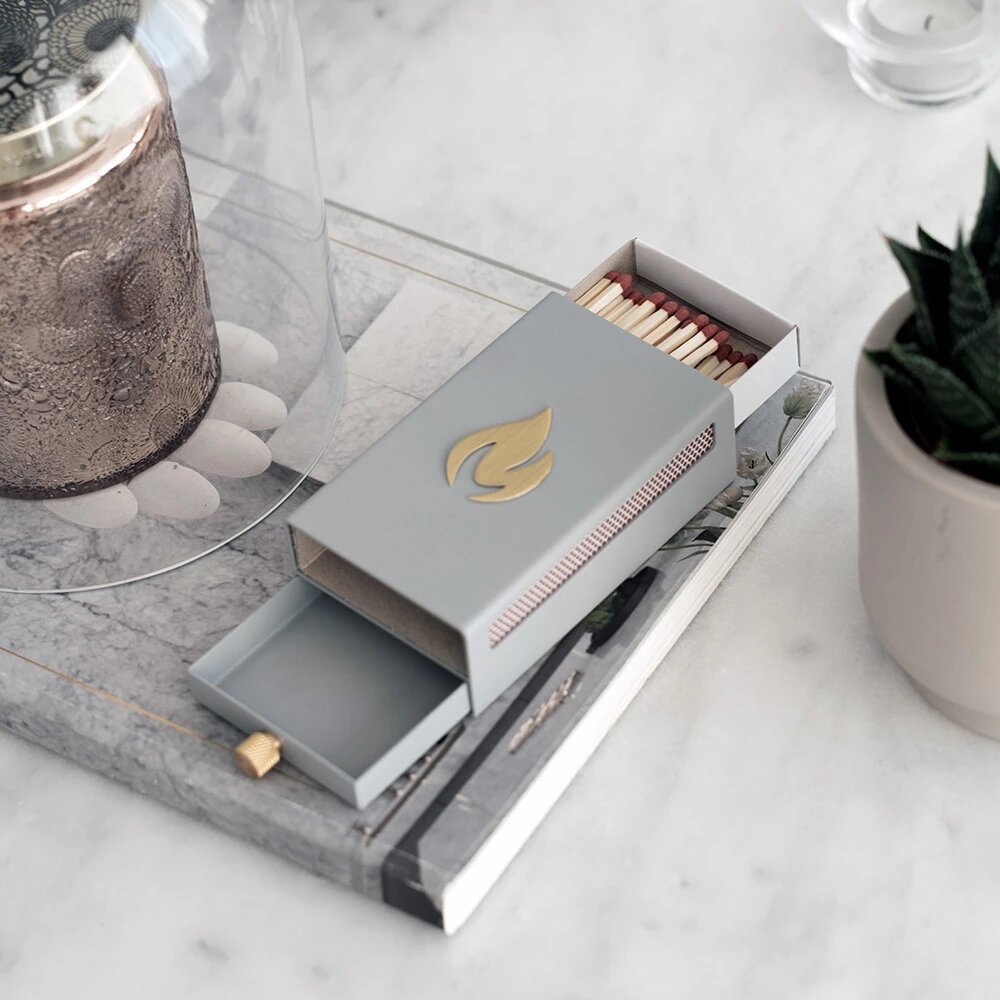 Nordic Flame DesignHülle für Streichhölzer grau - Sir Henrys