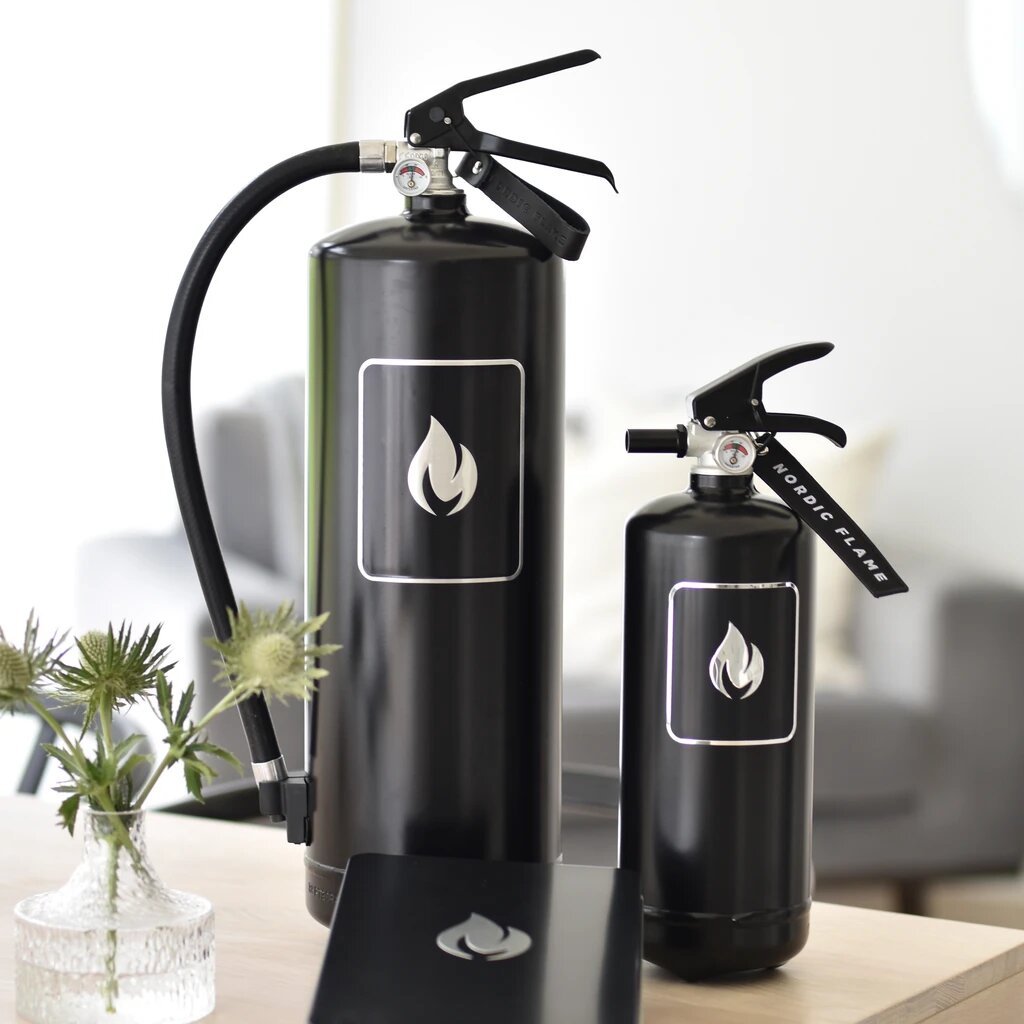 Nordic Flame Feuerlöscher CLASSIC SERIE schwarz 2kg - Sir Henrys