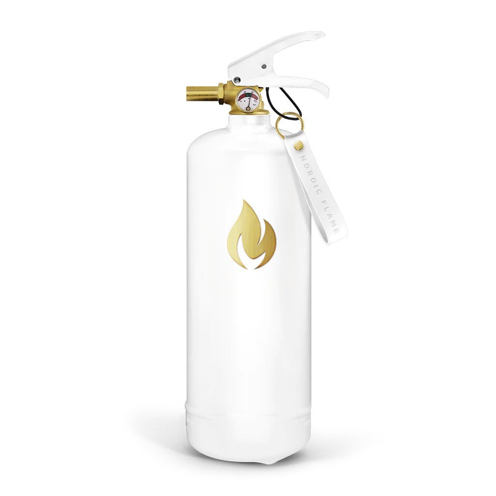 Nordic Flame Feuerlöscher GOLD EDITION weiß 2 KG - Sir Henrys