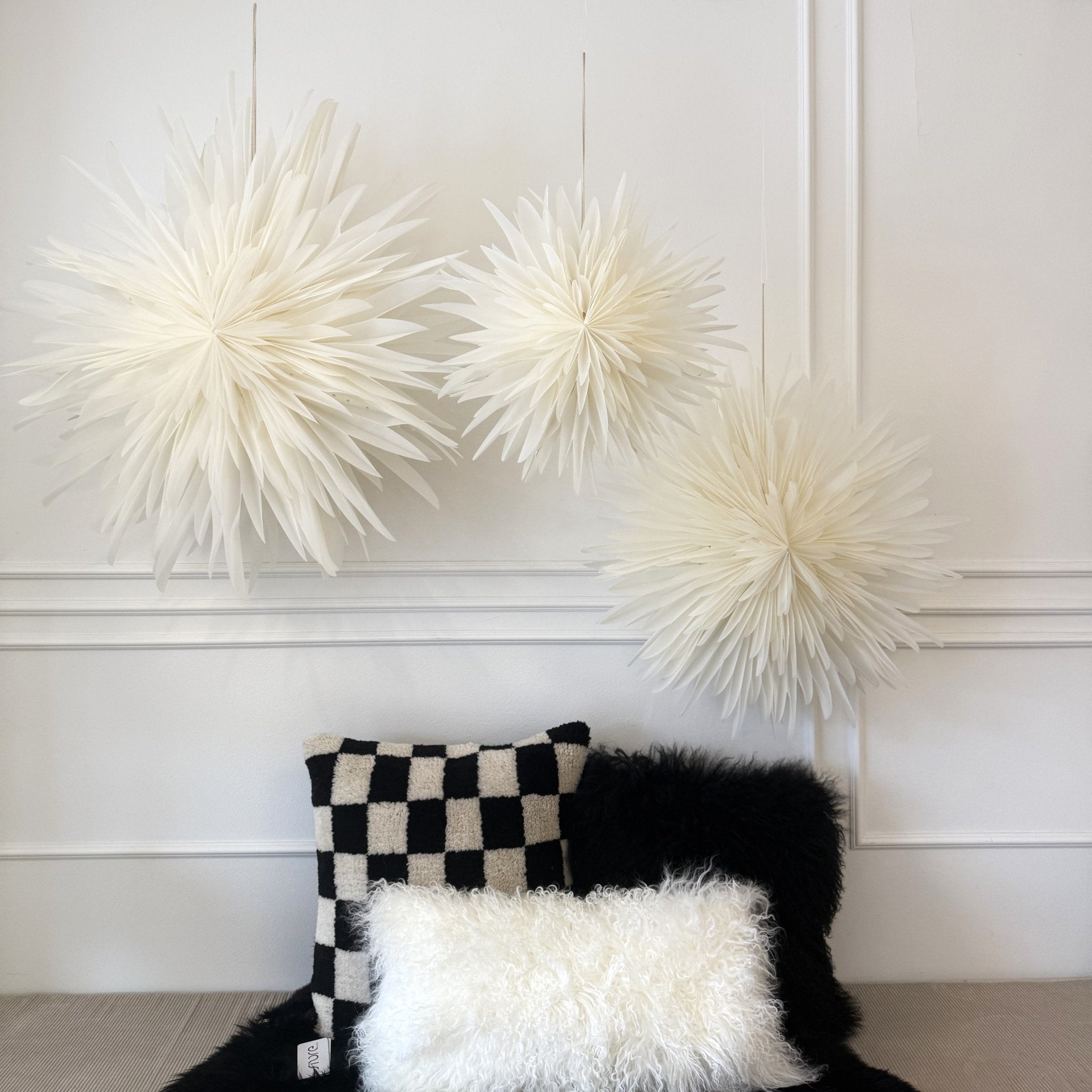 Only Natural Papierstern SNOWFLAKE L weiß | Ø 80cm - Sir Henrys