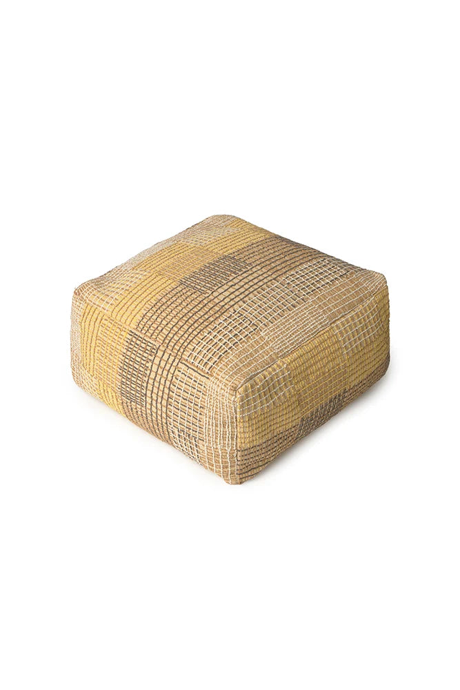 Lorena Canals Drehbarer Pouf City Ochre | 54x54cm