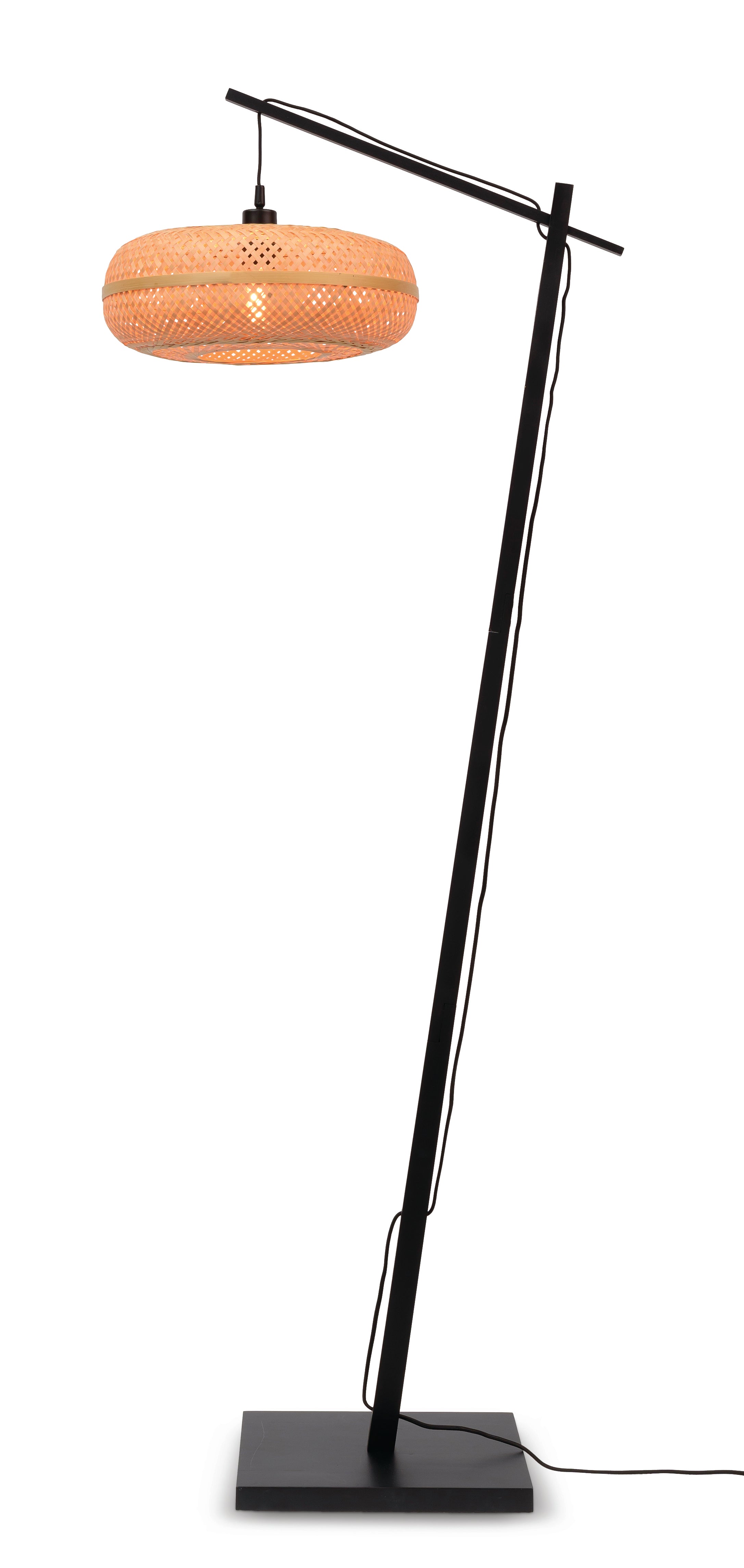 Good&Mojo Stehlampe PALAWAN braun | 68x40x176cm