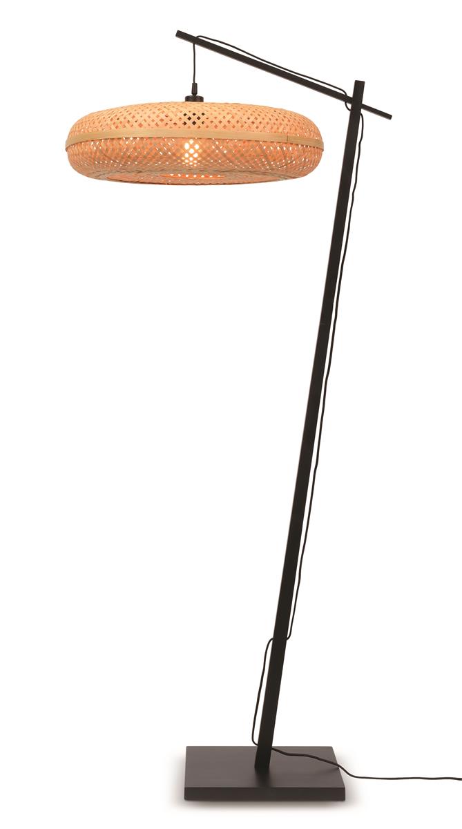 Good&Mojo Stehlampe PALAWAN braun | 77x77x176cm