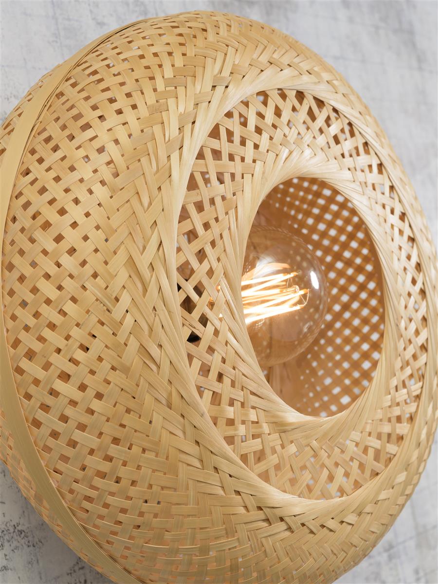 Good&Mojo Wandleuchte PALAWAN braun | 40x15x40cm
