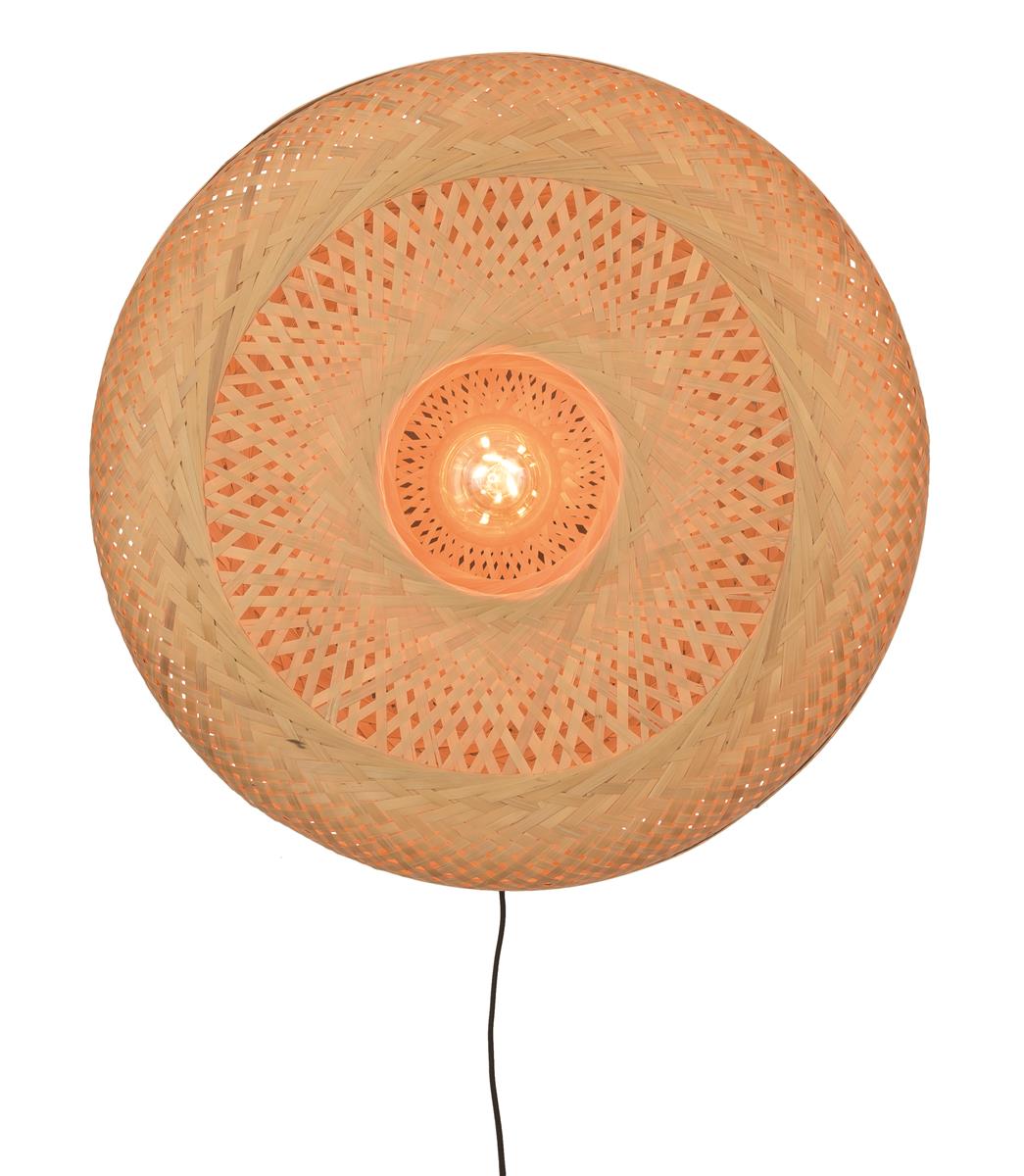 Good&Mojo Wandleuchte PALAWAN braun | 60x15x60cm