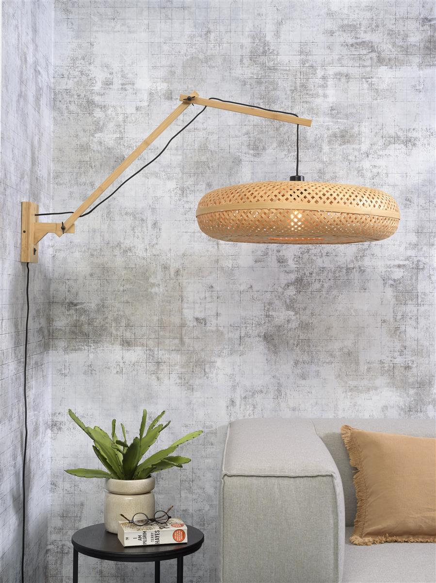 Good&Mojo Wandleuchte PALAWAN braun | 105x60x55cm
