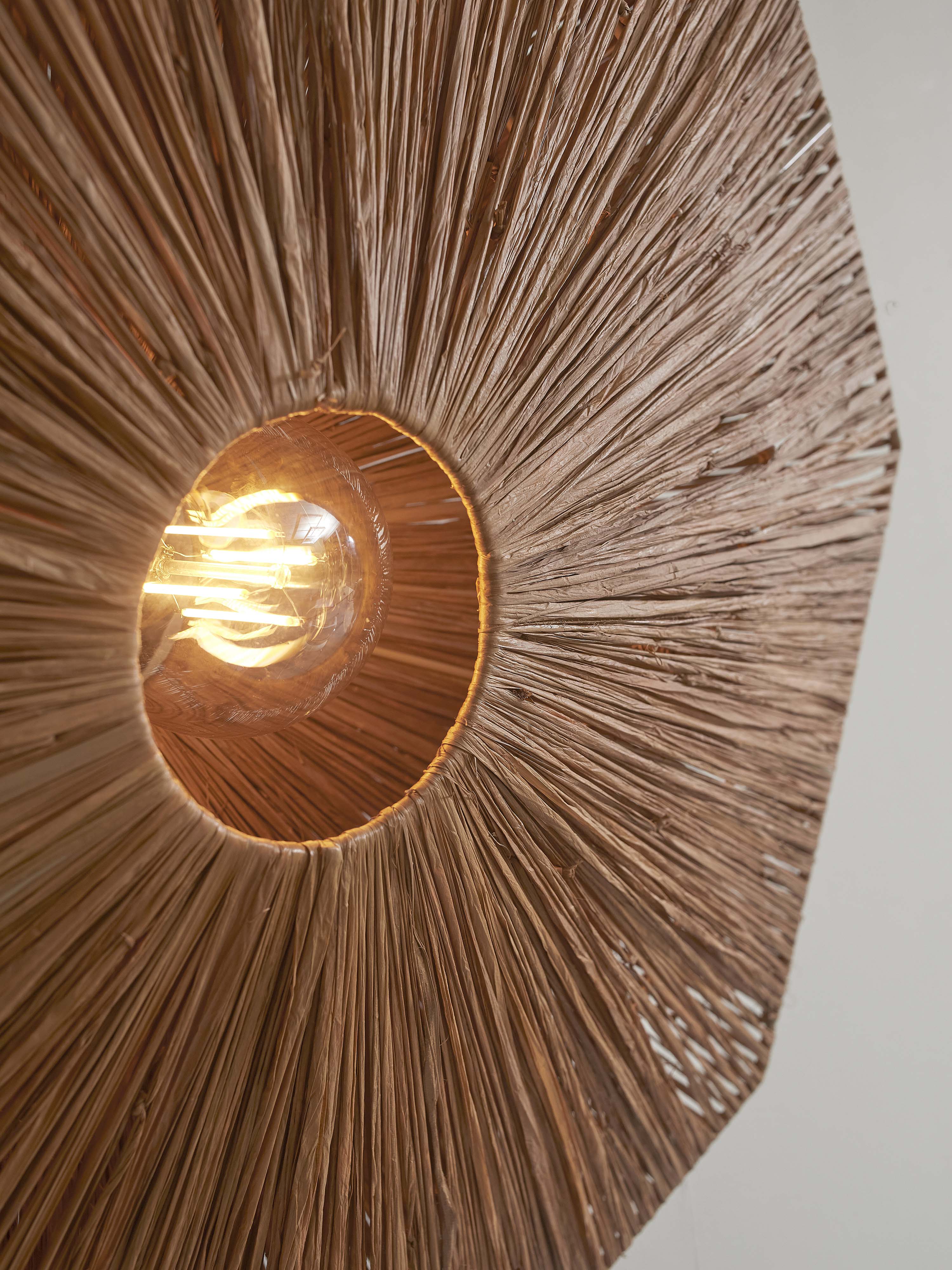 Good&Mojo Deckenlampe PANAMA braun | 45x45x5cm