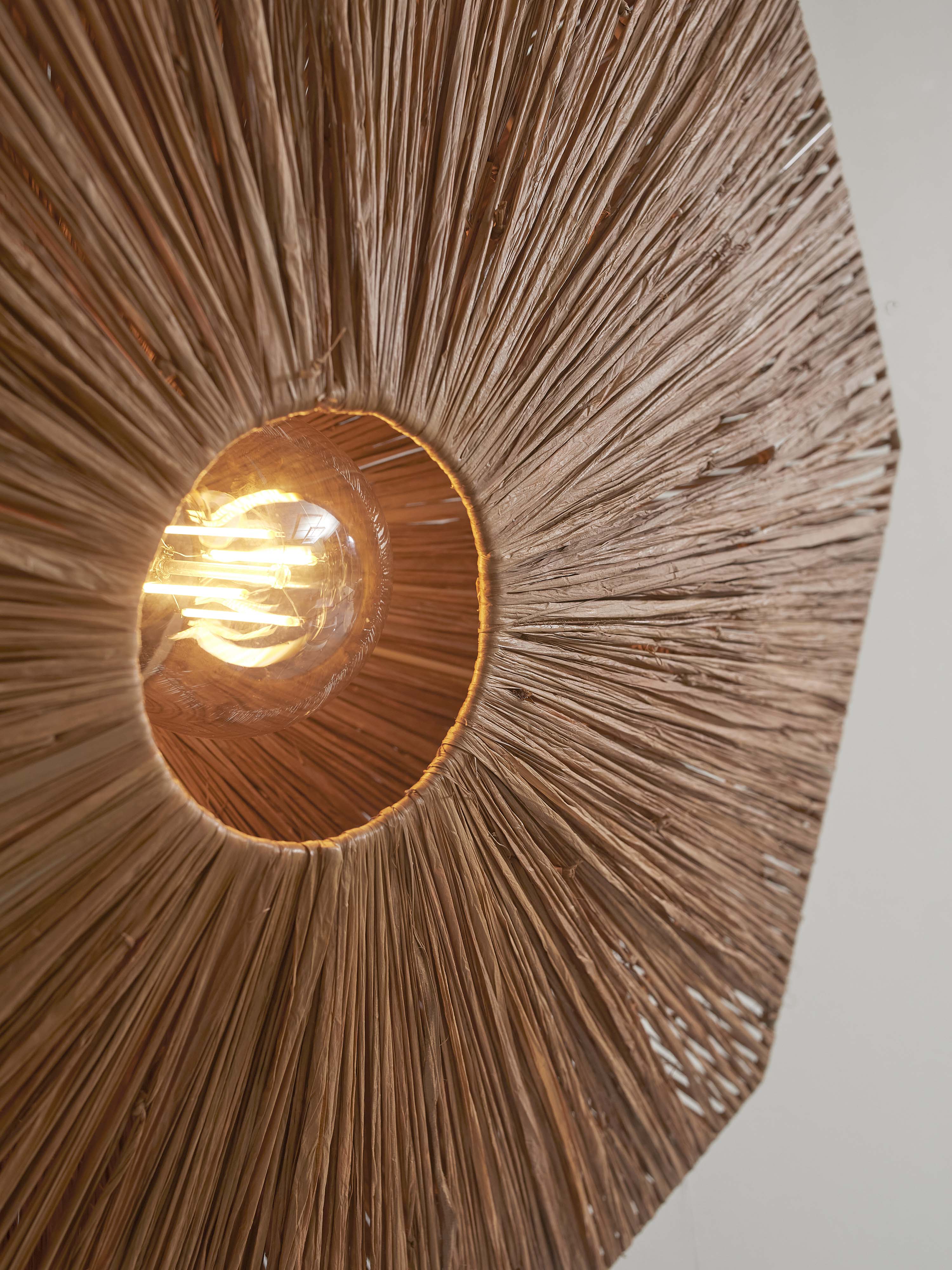 Good&Mojo Deckenlampe PANAMA braun | 65x65x7cm
