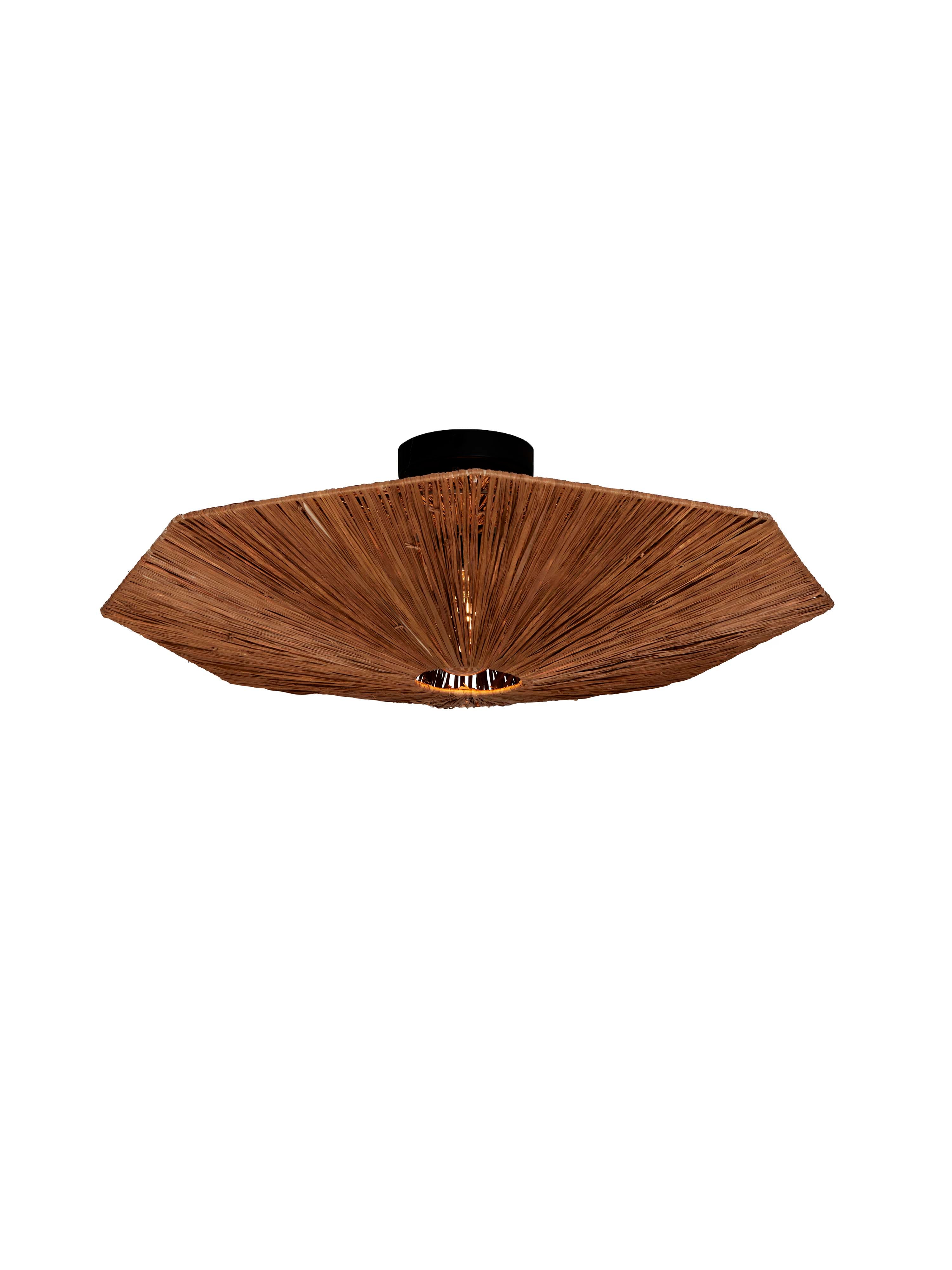 Good&Mojo Deckenlampe PANAMA braun | 65x65x7cm