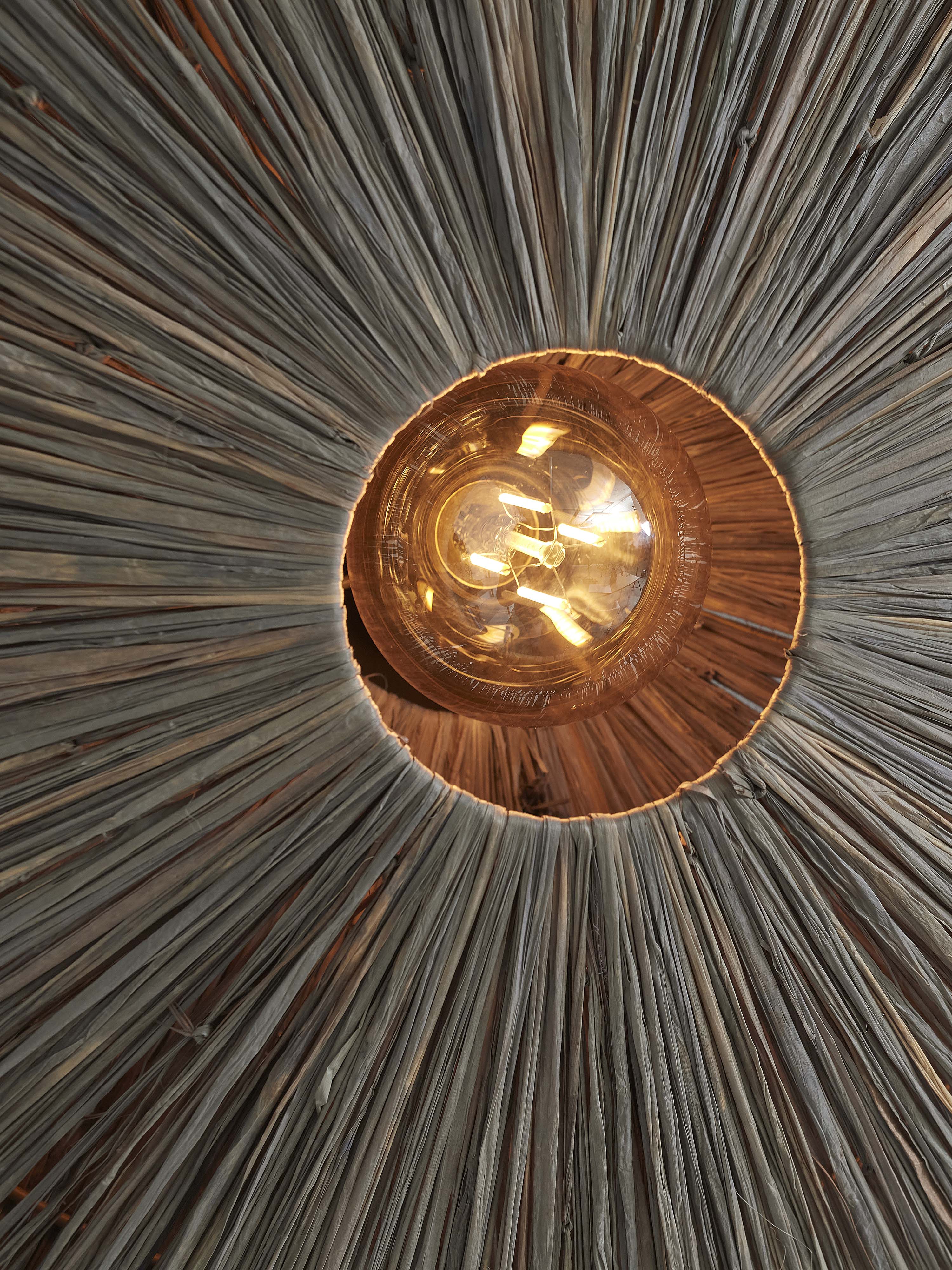 Good&Mojo Deckenlampe PANAMA grau | 65x65x7cm