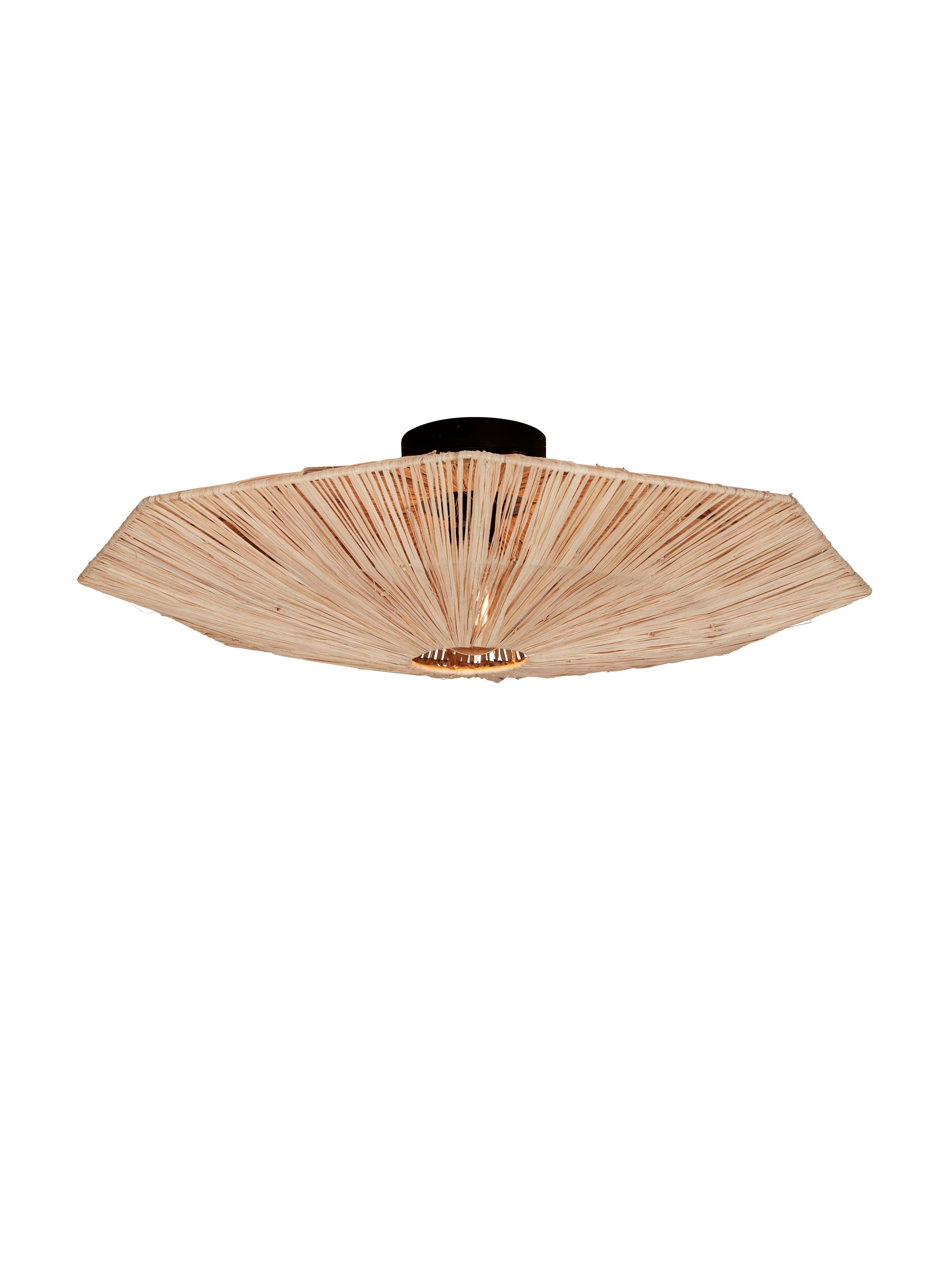 Good&Mojo Deckenlampe PANAMA natur | 65x65x7cm