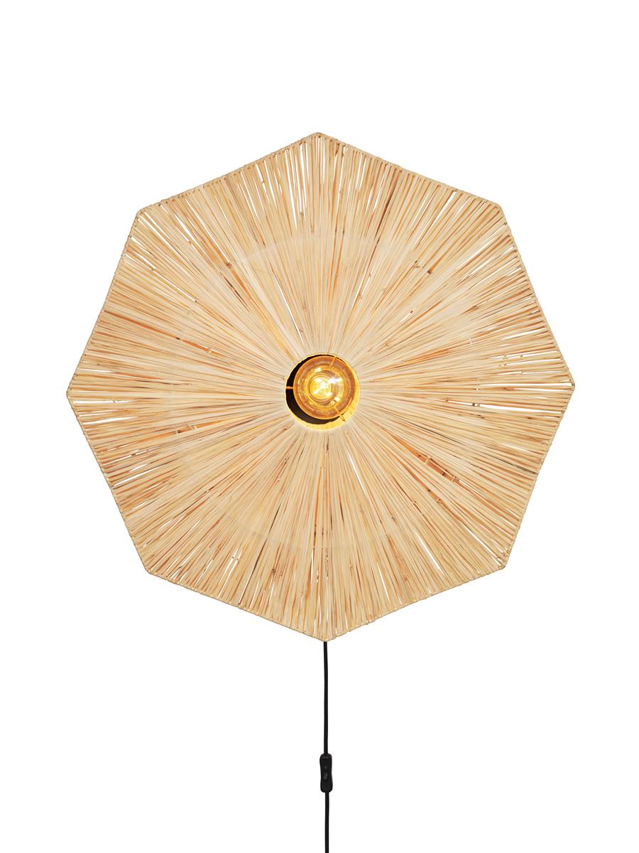 Good&Mojo Wandleuchte PANAMA gelb | 65x7x65cm