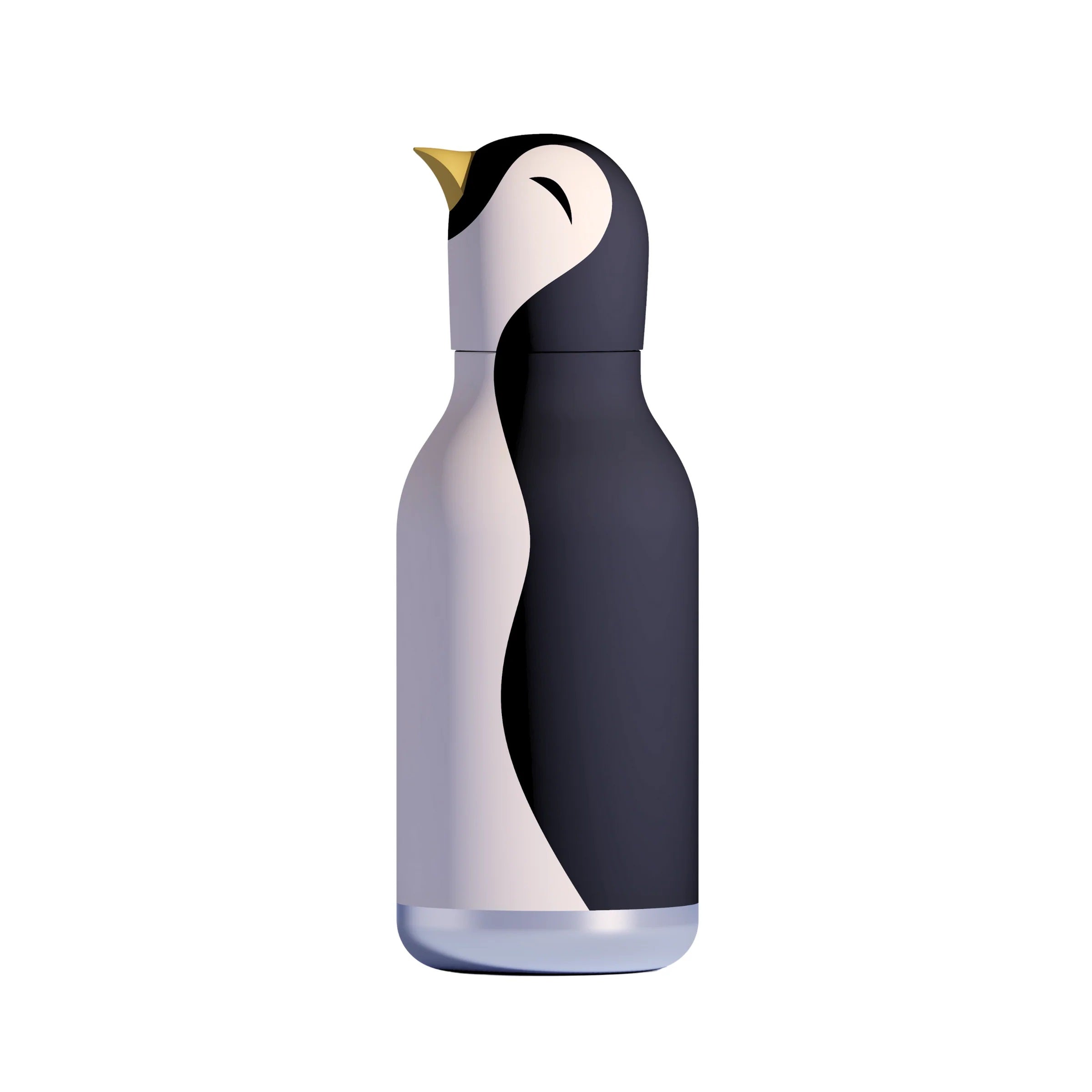 Asobu® Kindertrinkflasche BESTIE mit Strohhalm 460ml - PINGUIN