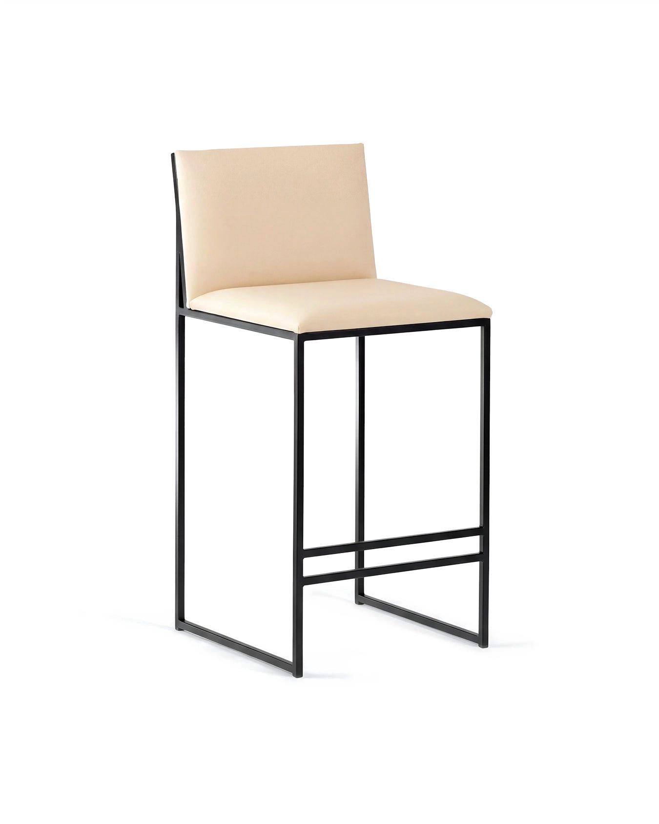 by Crea® Barhocker PHILIP Leder Sand