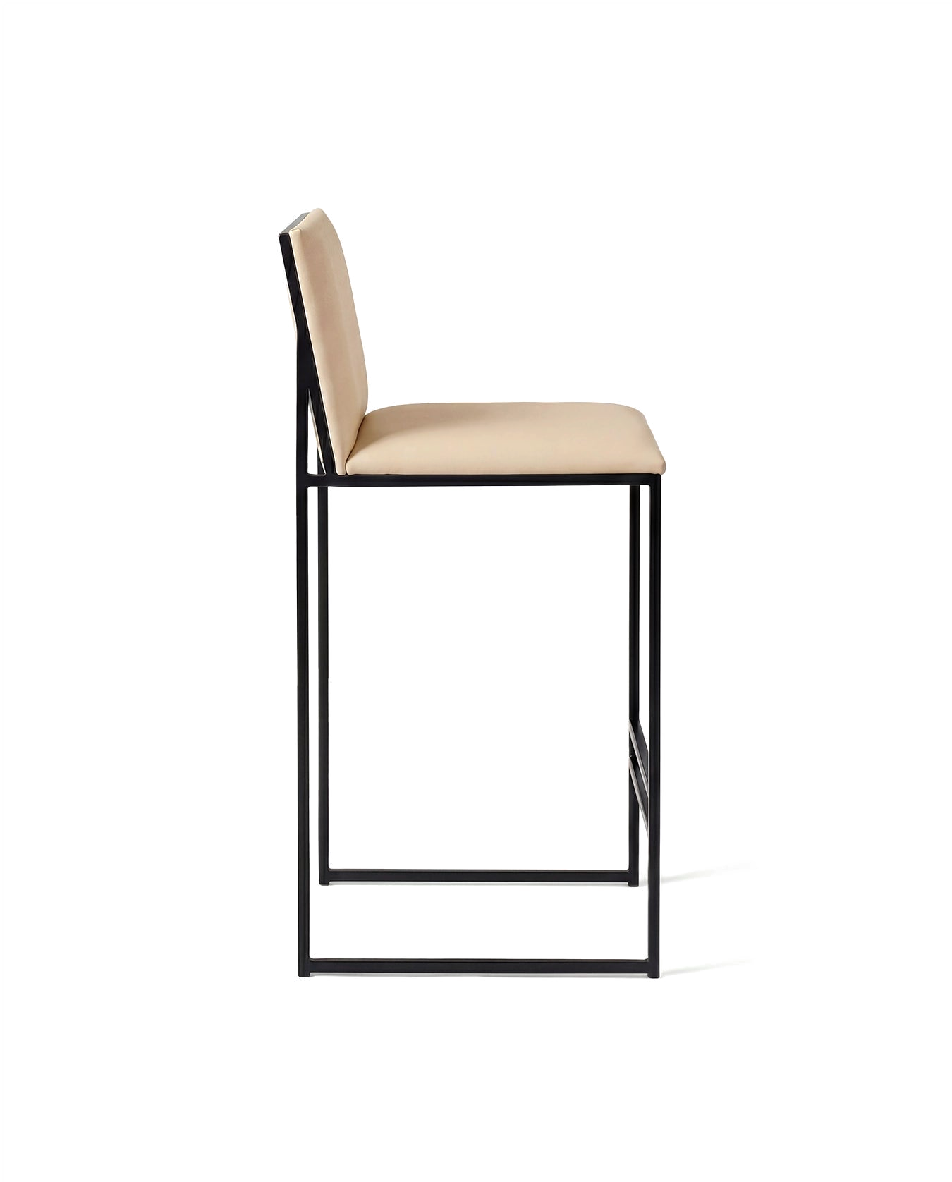 by Crea® Barhocker PHILIP Leder Sand