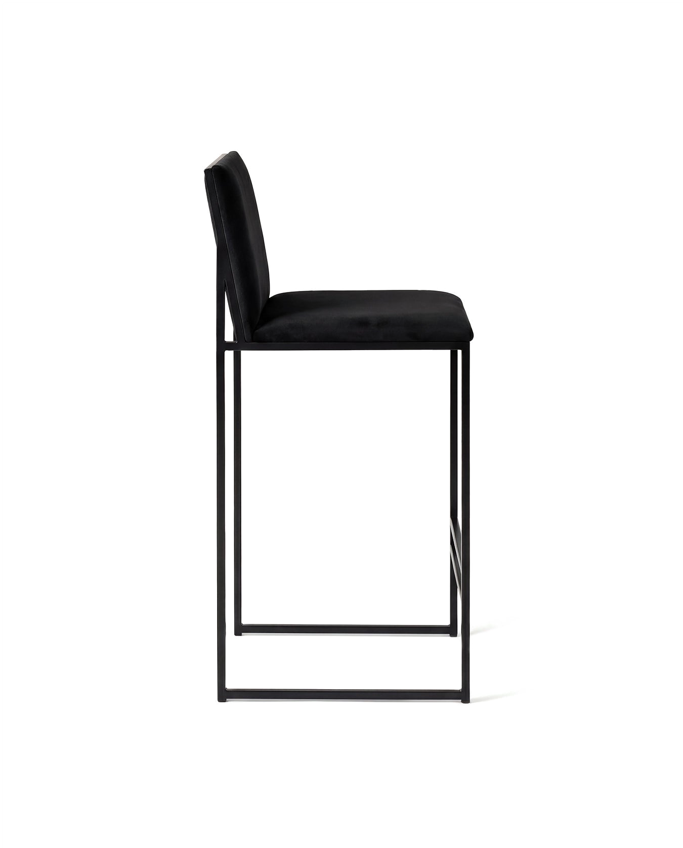 by Crea® Barhocker PHILIP Samt Jade Black