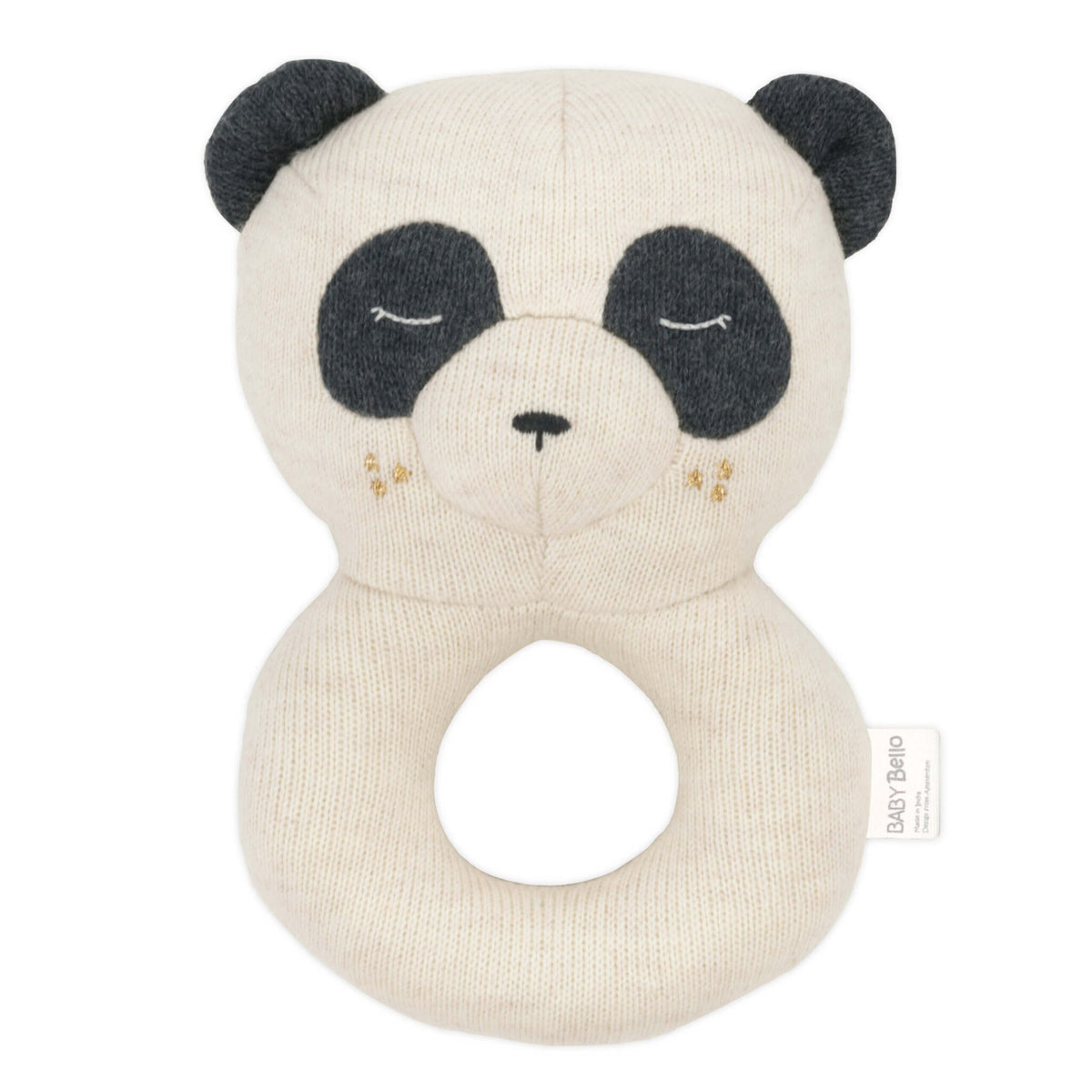 Baby Bello Rassel POLLY THE PANDA creme | 6x9x14cm