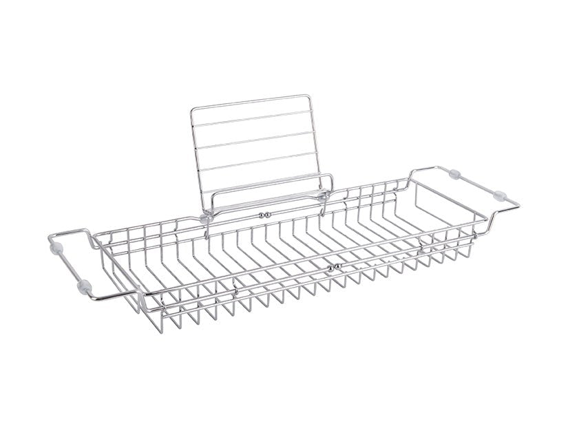 Present time Badewannenablage CADDY chrom | 61-86x18cm - Sir Henrys
