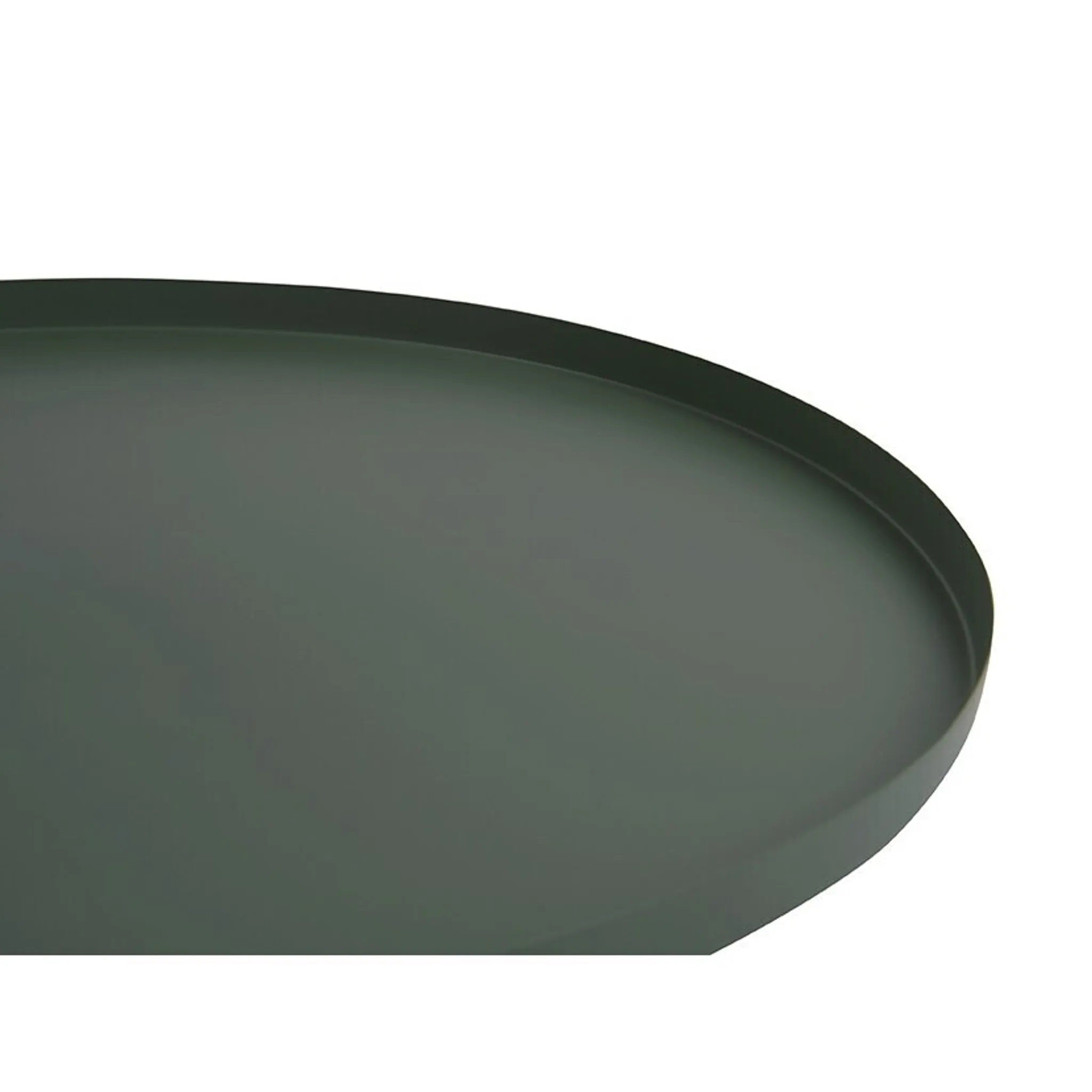 Present Time Tablett SERVIR jungle green | Ø 39,5x1,5 cm - Sir Henrys