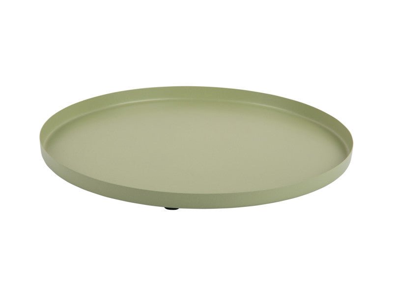 Present Time Tablett SERVIR S tea green | Ø 30x1,5 cm - Sir Henrys