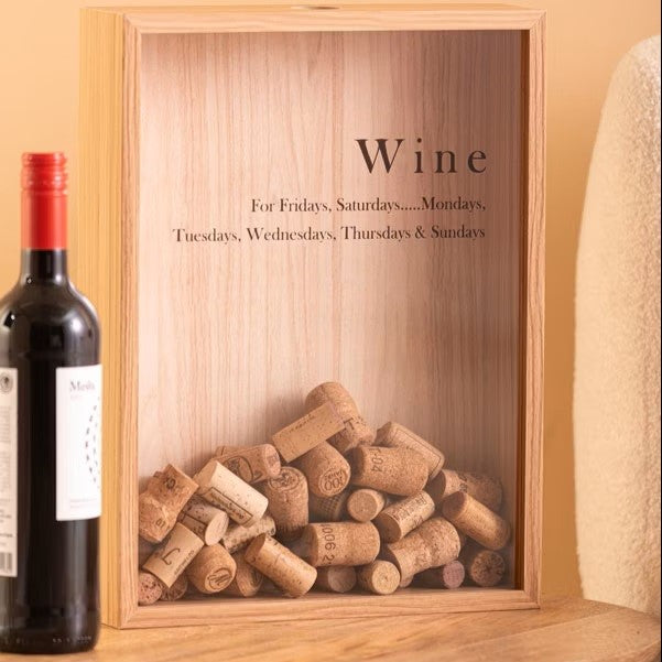 Present Time Wein-Box MOMENTUM light wood | 8x30x40 cm