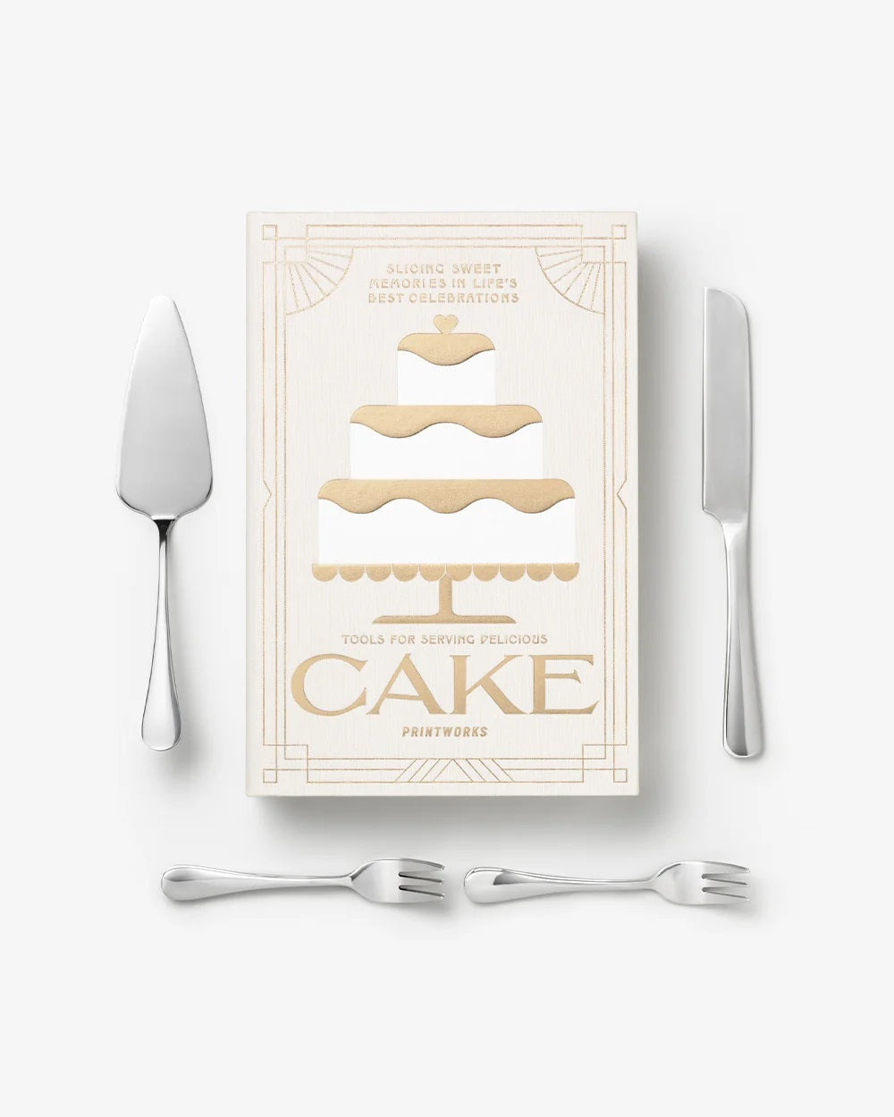 PRINTWORKS Küchenutensilien THE ESSENTIALS - CAKE TOOLS beige | 28x19x5cm
