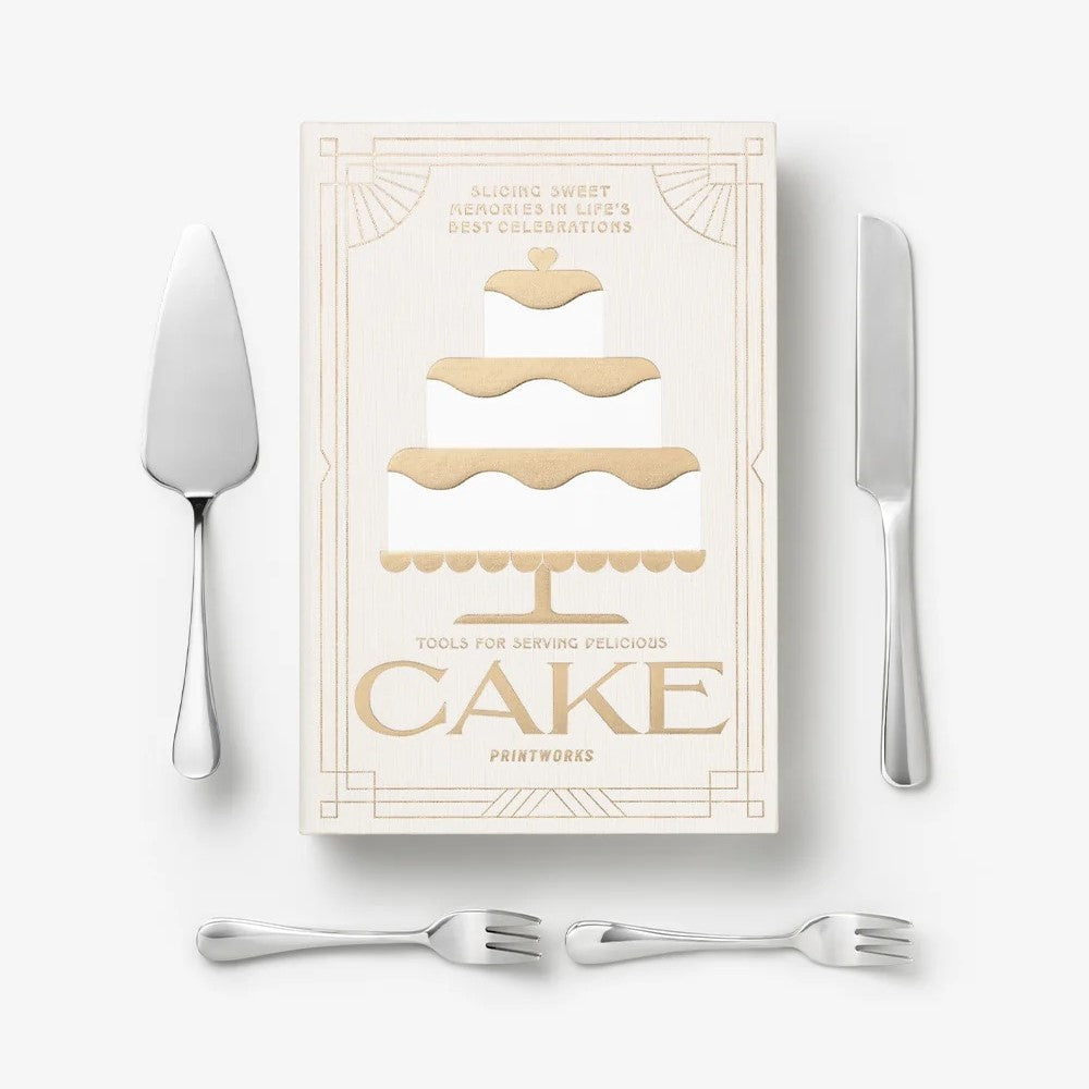 PRINTWORKS Küchenutensilien THE ESSENTIALS - CAKE TOOLS beige | 28x19x5cm