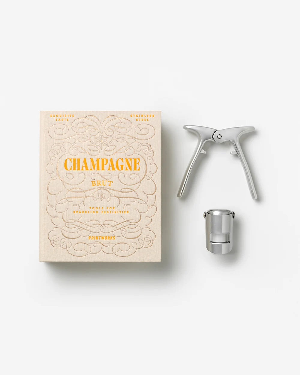 PRINTWORKS Küchenuntensilien THE ESSENTIALS - CHAMPAGNE TOOLS beige | 15x19x15cm