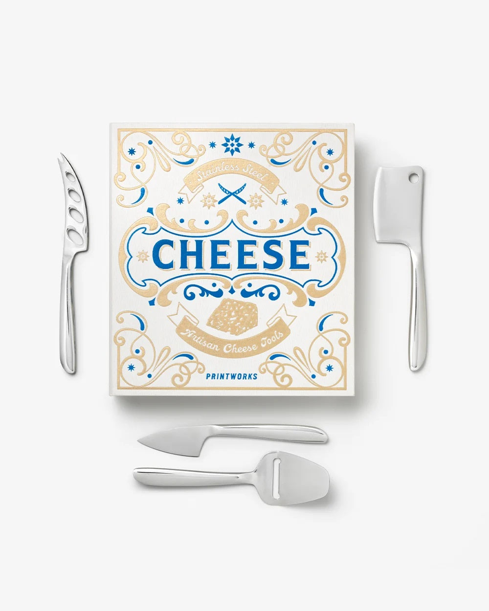 PRINTWORKS Küchenutensilien THE ESSENTIALS - CHEESE TOOLS LARGE creme | 26,8x24x5,3cm
