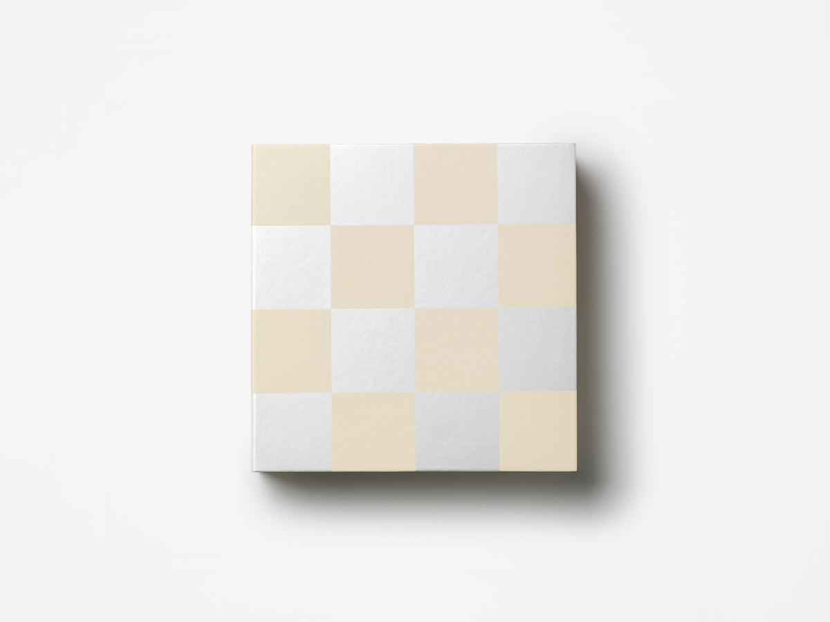 PRINTWORKS Brettspiel CLASSIC - ART OF CHESS beige silber | 28x28x4,5cm