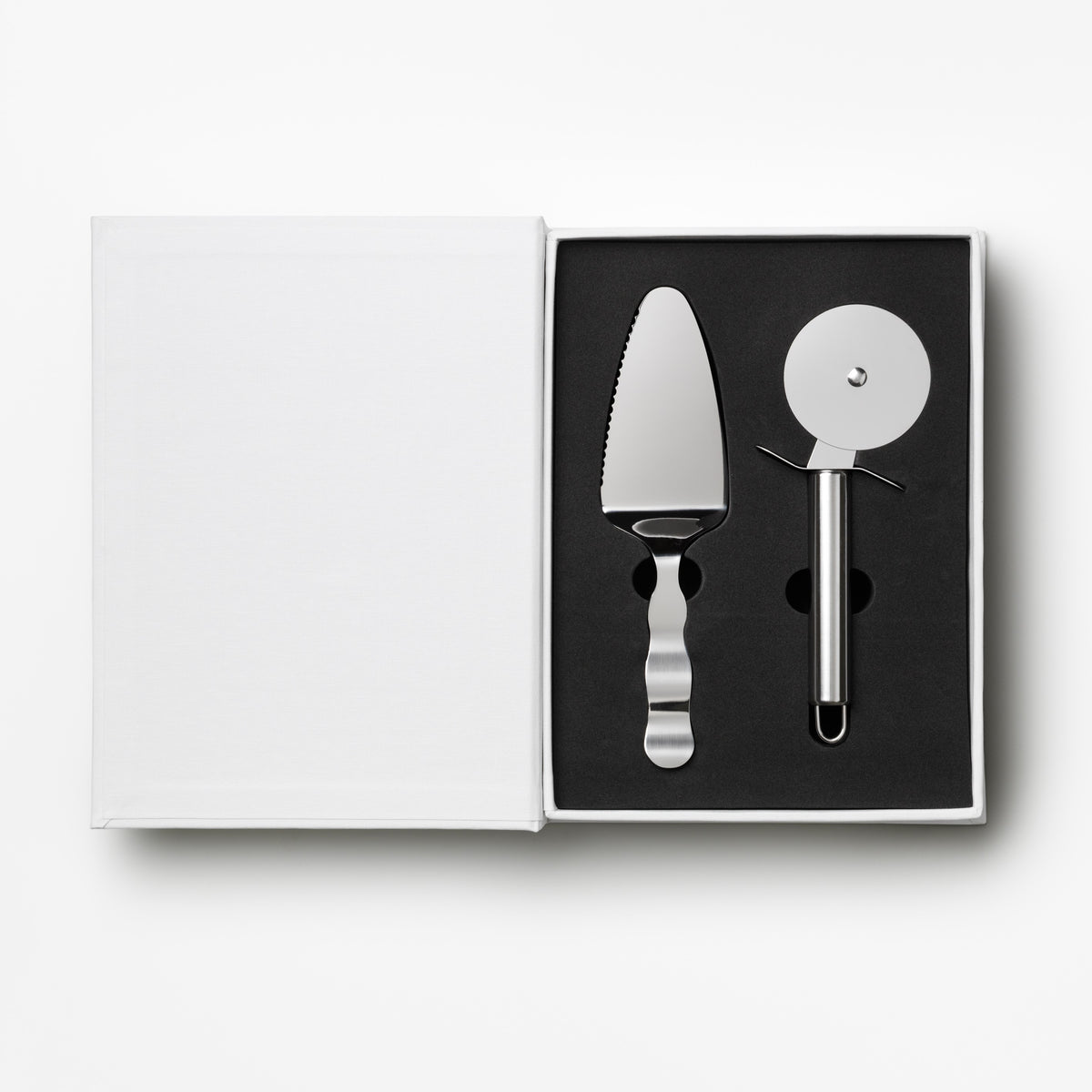 PRINTWORKS Küchenutensiliem THE ESSENTIALS - PIZZA TOOLS weiß | 26,5x19,7x4,7cm