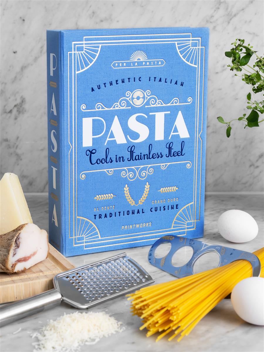 PRINTWORKS Küchenutensilien THE ESSENTIALS - PASTA TOOLS hellblau | 27,5x20,2x5,3cm