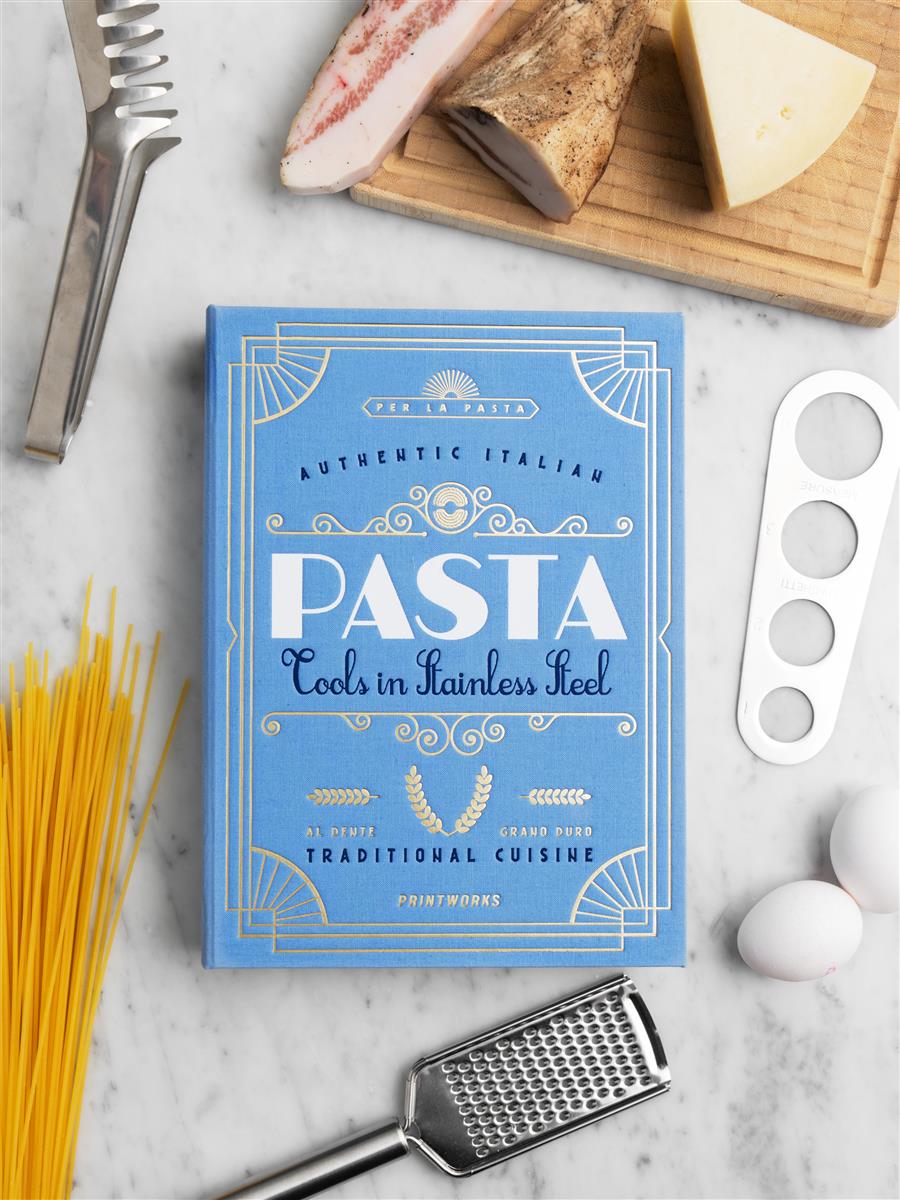 PRINTWORKS Küchenutensilien THE ESSENTIALS - PASTA TOOLS hellblau | 27,5x20,2x5,3cm