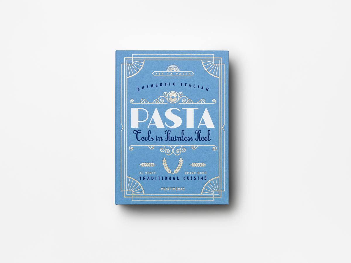 PRINTWORKS Küchenutensilien THE ESSENTIALS - PASTA TOOLS hellblau | 27,5x20,2x5,3cm