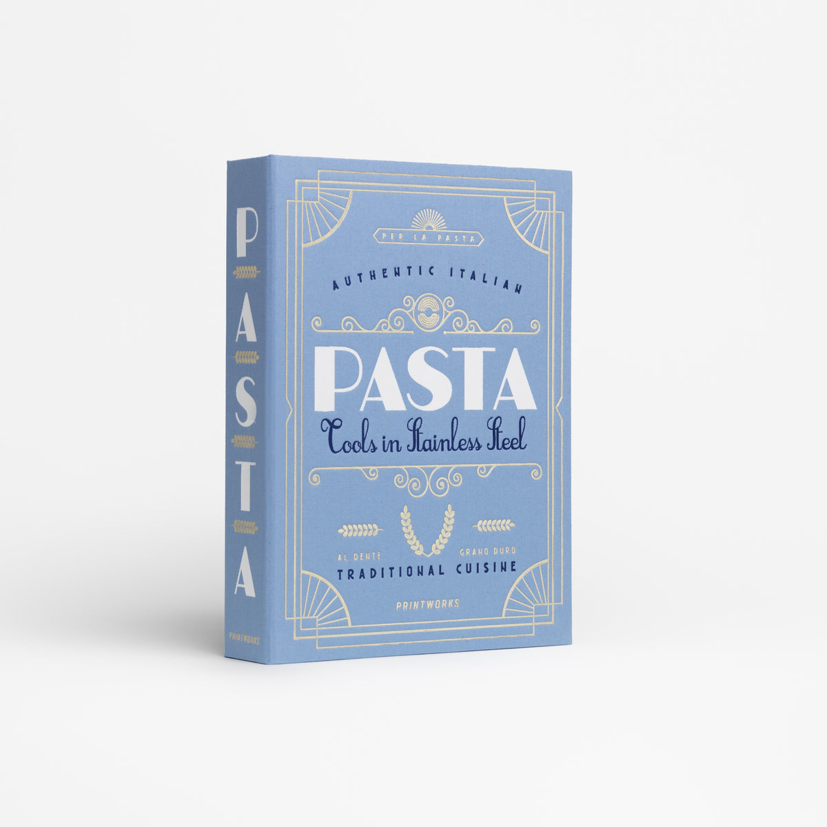 PRINTWORKS Küchenutensilien THE ESSENTIALS - PASTA TOOLS hellblau | 27,5x20,2x5,3cm