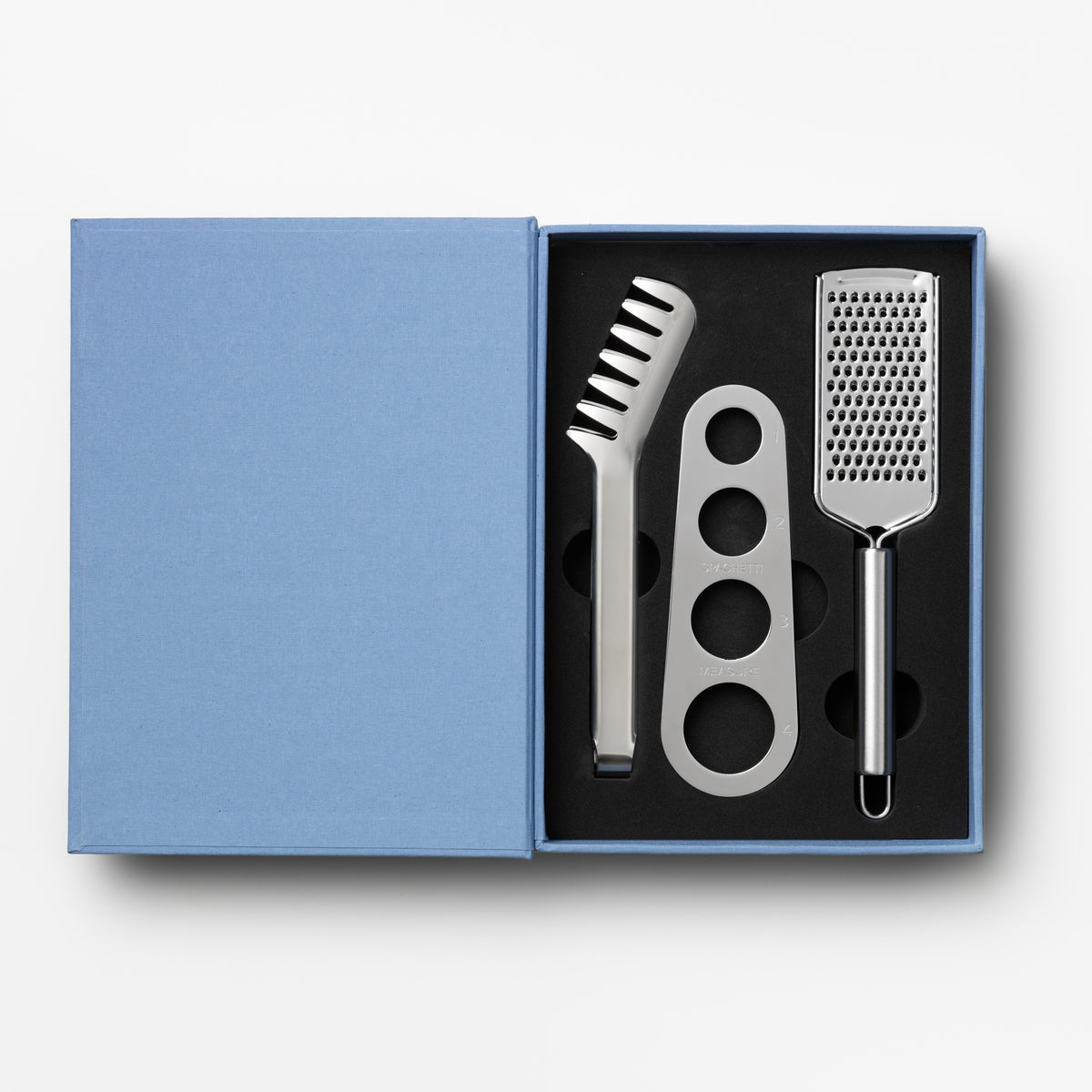 PRINTWORKS Küchenutensilien THE ESSENTIALS - PASTA TOOLS hellblau | 27,5x20,2x5,3cm