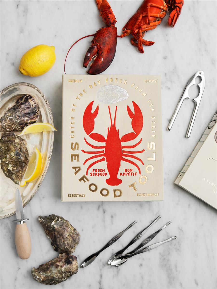 PRINTWORKS Küchenutensilien THE ESSENTIALS - SEAFOOD TOOLS | 25x20x5cm