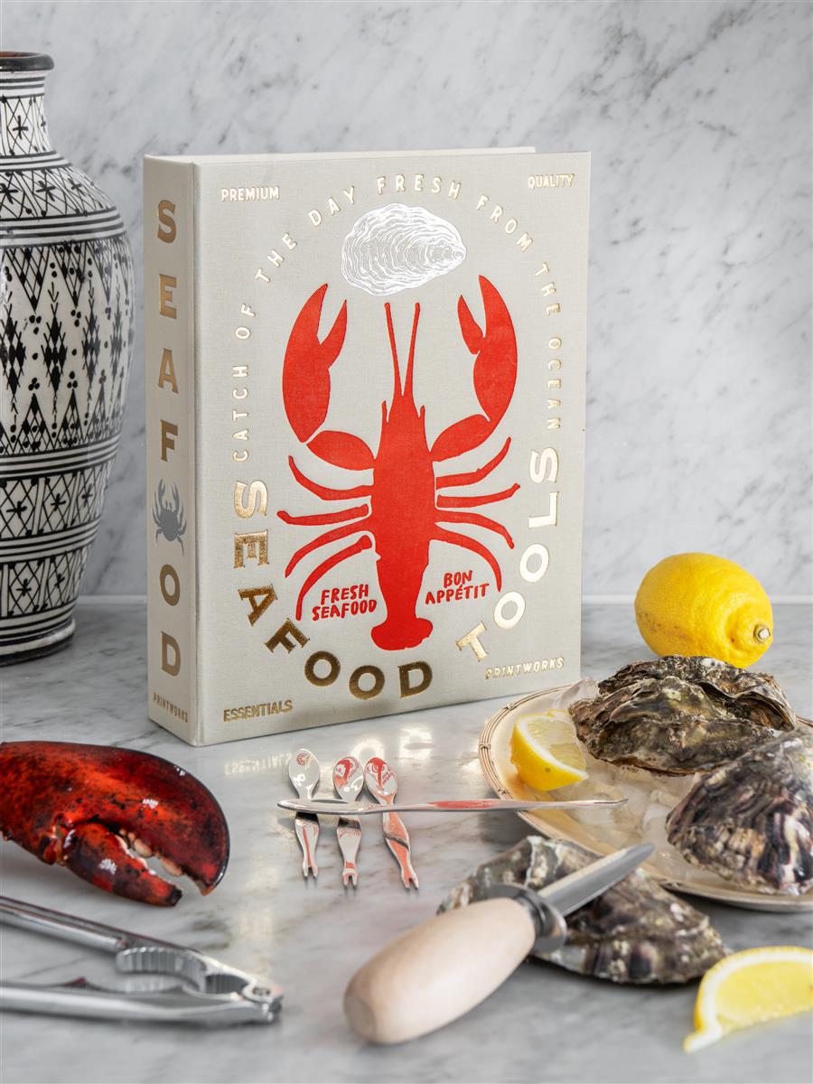PRINTWORKS Küchenutensilien THE ESSENTIALS - SEAFOOD TOOLS | 25x20x5cm