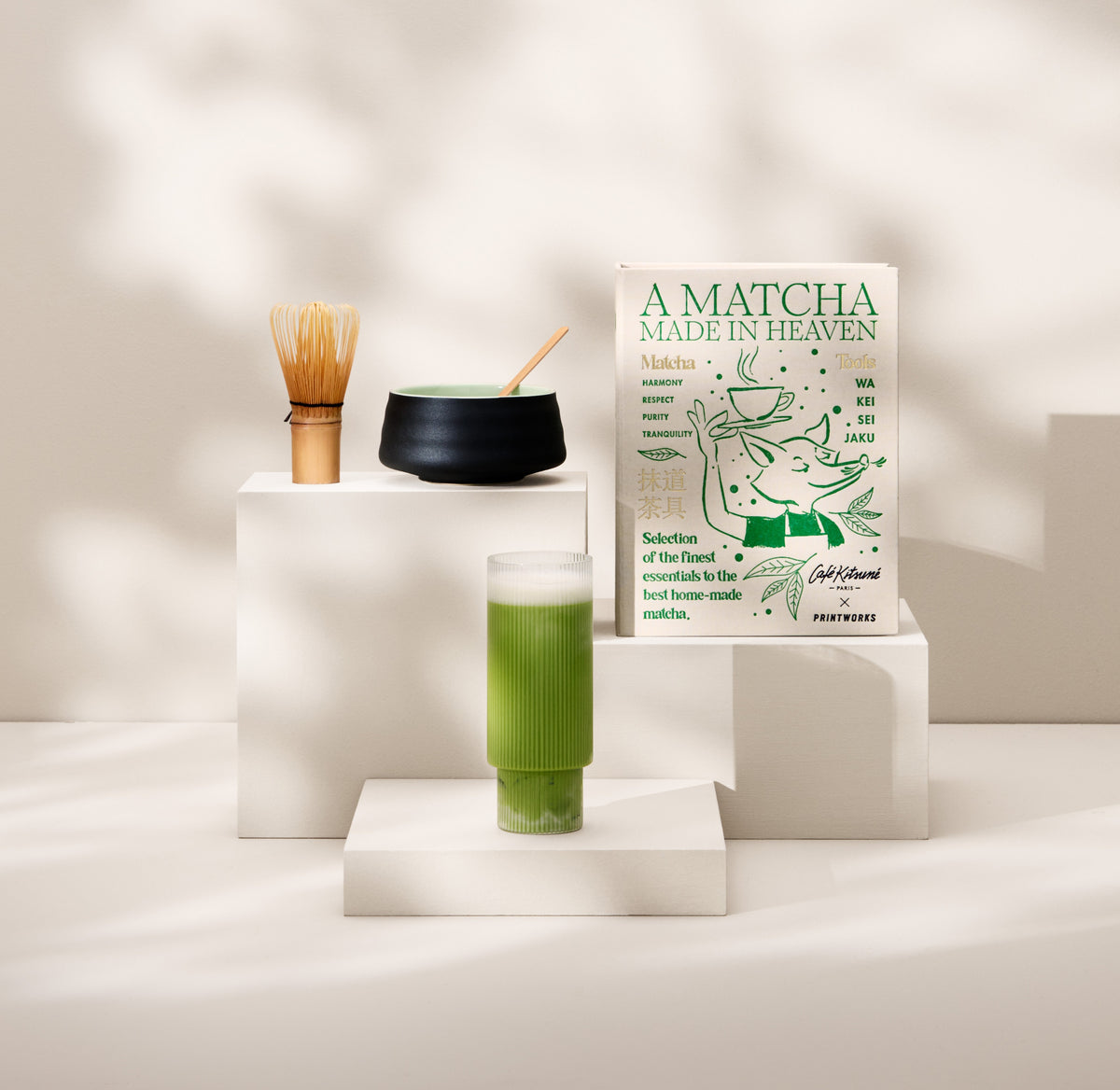 PRINTWORKS Küchenutensilien MATCHA TOOLS Matcha Tools - Cafe Kitsuné x Printworks beige | 23,3x17,8x7,8cm