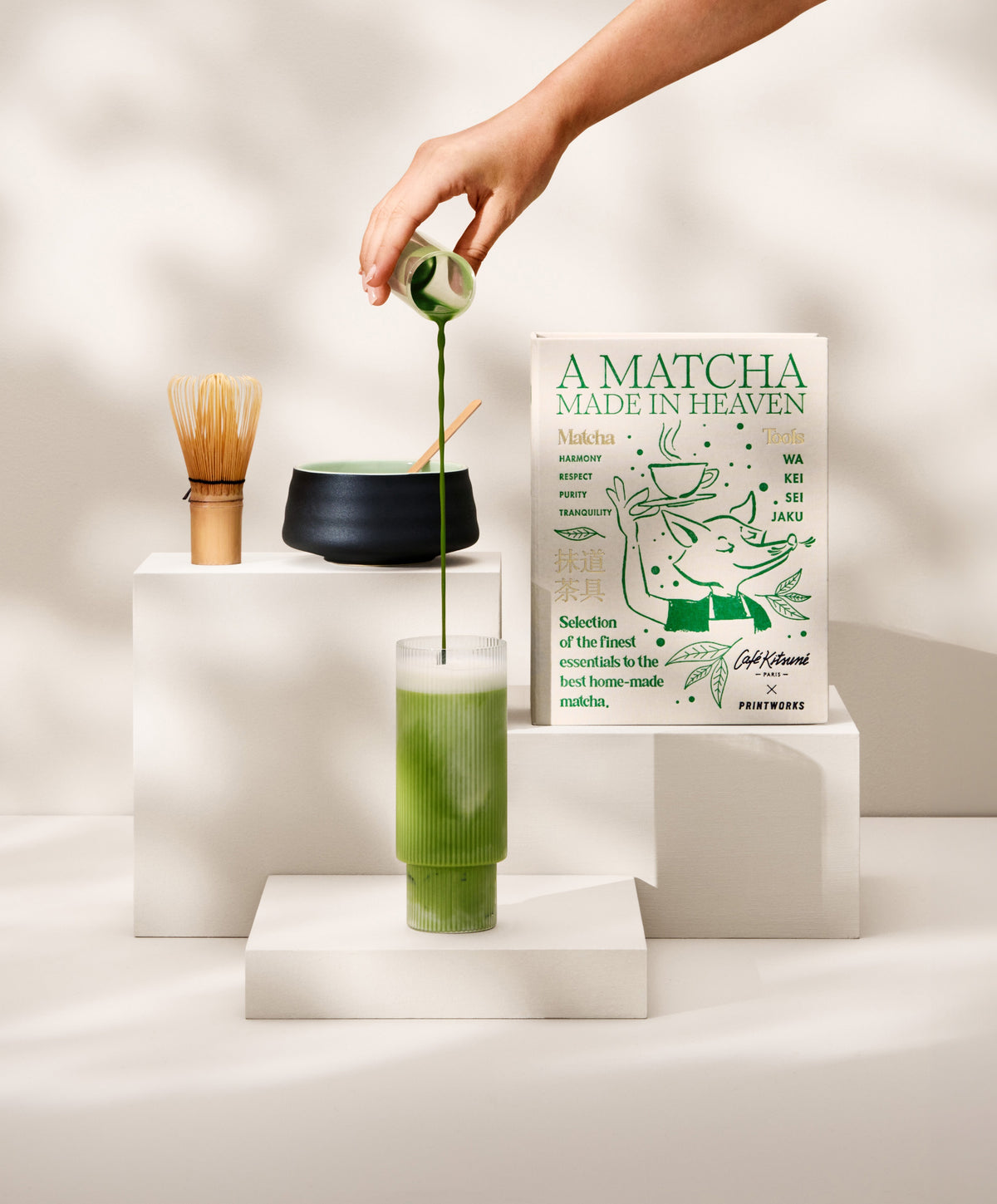 PRINTWORKS Küchenutensilien MATCHA TOOLS Matcha Tools - Cafe Kitsuné x Printworks beige | 23,3x17,8x7,8cm
