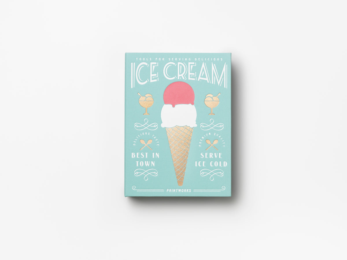 PRINTWORKS Küchenutensilien THE ESSENTIALS - ICE CREAM TOOLS mint | 25,6x19x3,5cm