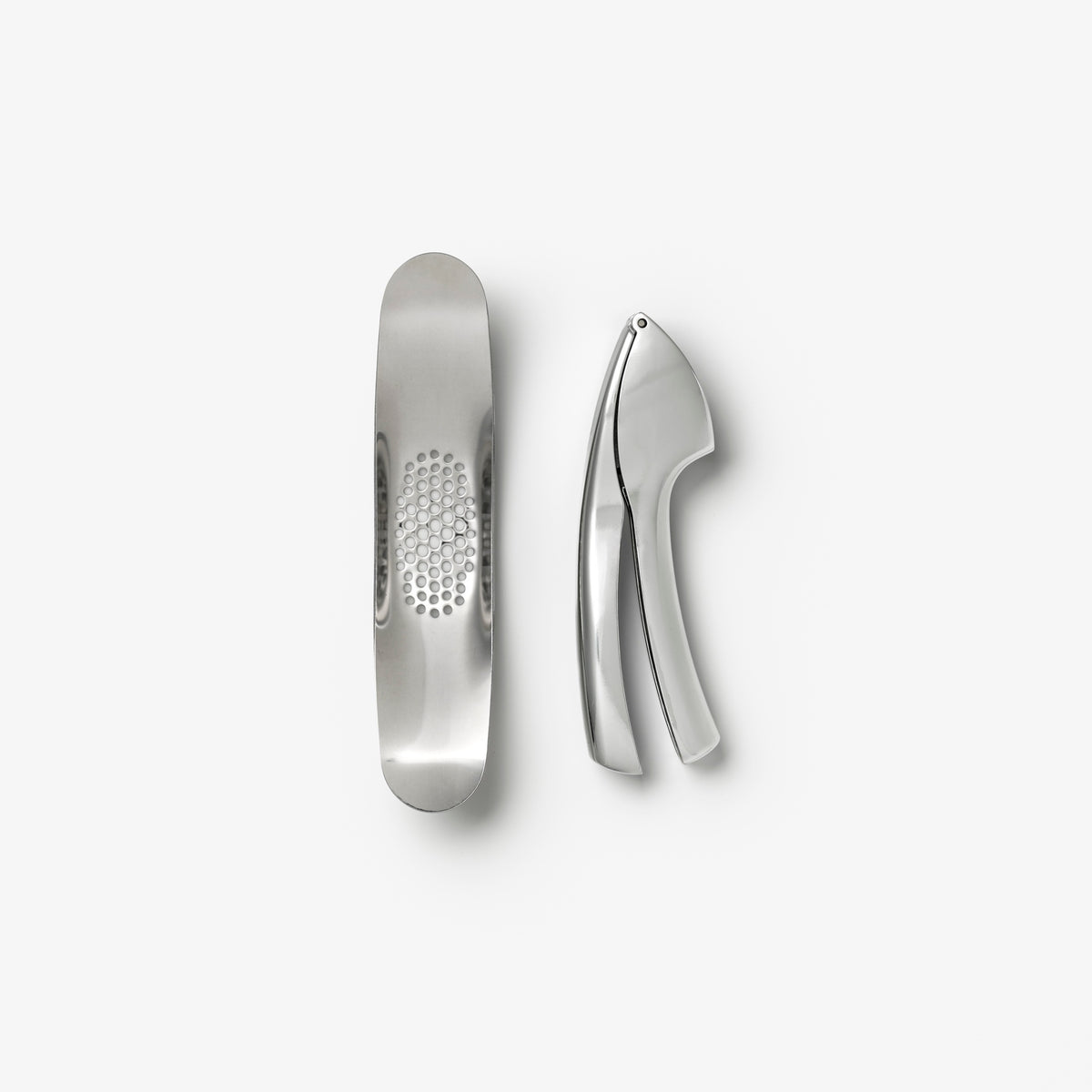 PRINTWORKS Küchenutensilien THE ESSENTIALS - GARLIC TOOLS hellgrau | 23,4x17,8x5cm
