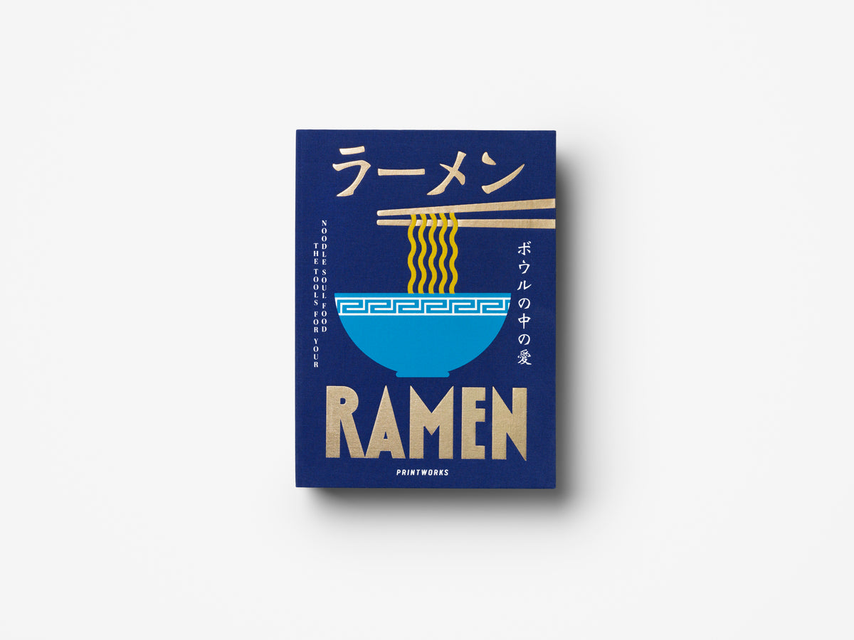 PRINTWORKS Küchenutensilien THE ESSENTIALS - RAMEN TOOLS blau | 28x20x4,5cm