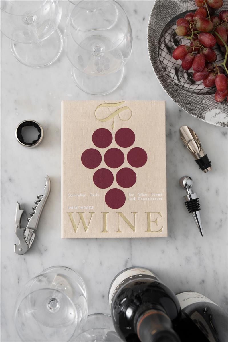 PRINTWORKS Küchenutensilien THE ESSENTIALS -  WINE TOOLS beige | 15x3,5x19cm