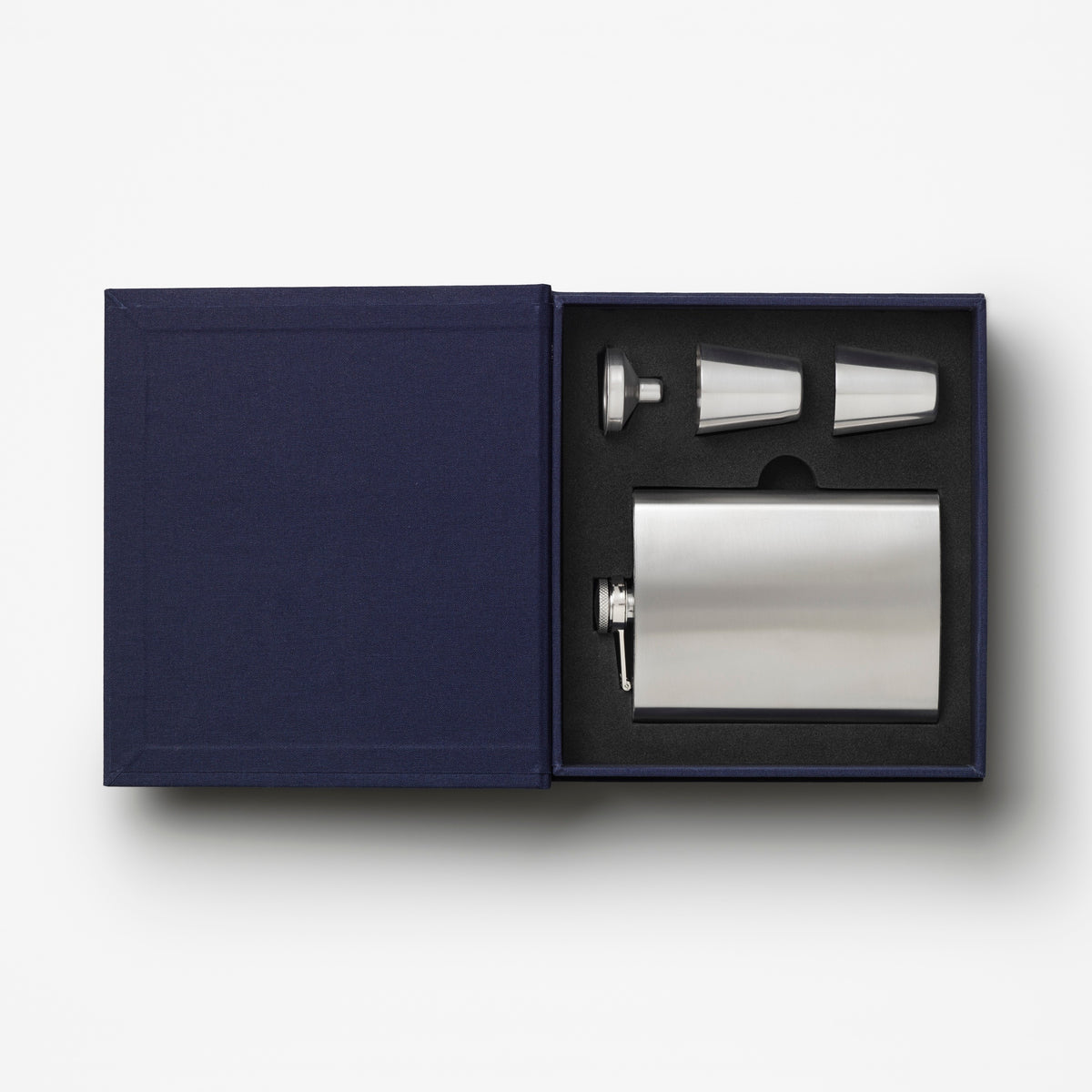 PRINTWORKS Küchenutensilien THE ESSENTIALS - HIP FLAK dunkelblau | 19,6x17,8x5,5cm