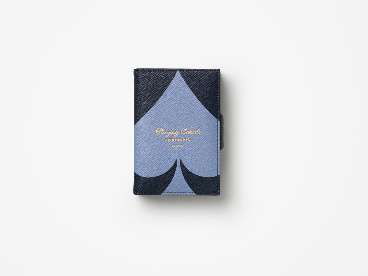 PRINTWORKS Kartenspiel PLAYING CARDS - REVERRA blau | 15,5x10,5x4,5cm