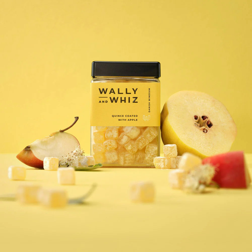Wally and Whiz Quitte mit Apfel