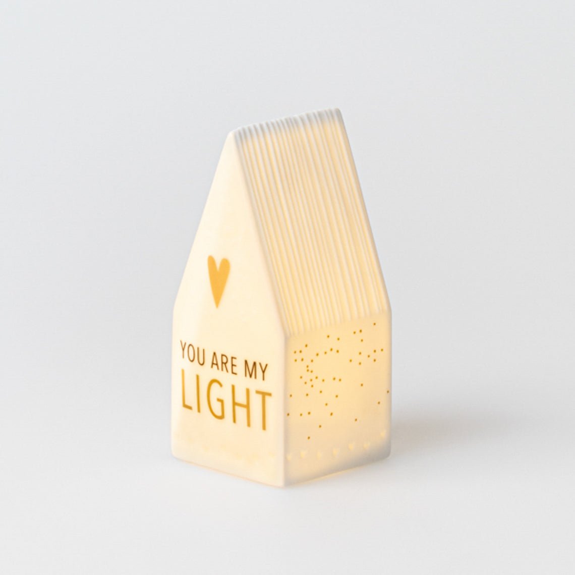 Räder LED Lichthaus YOU ARE MY LIGHT weiß | 5x11 cm - Sir Henrys
