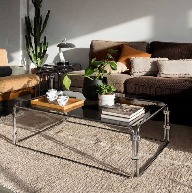Lorena Canals drehbarer waschbarer Teppich DUETTO salbei | 200x140cm
