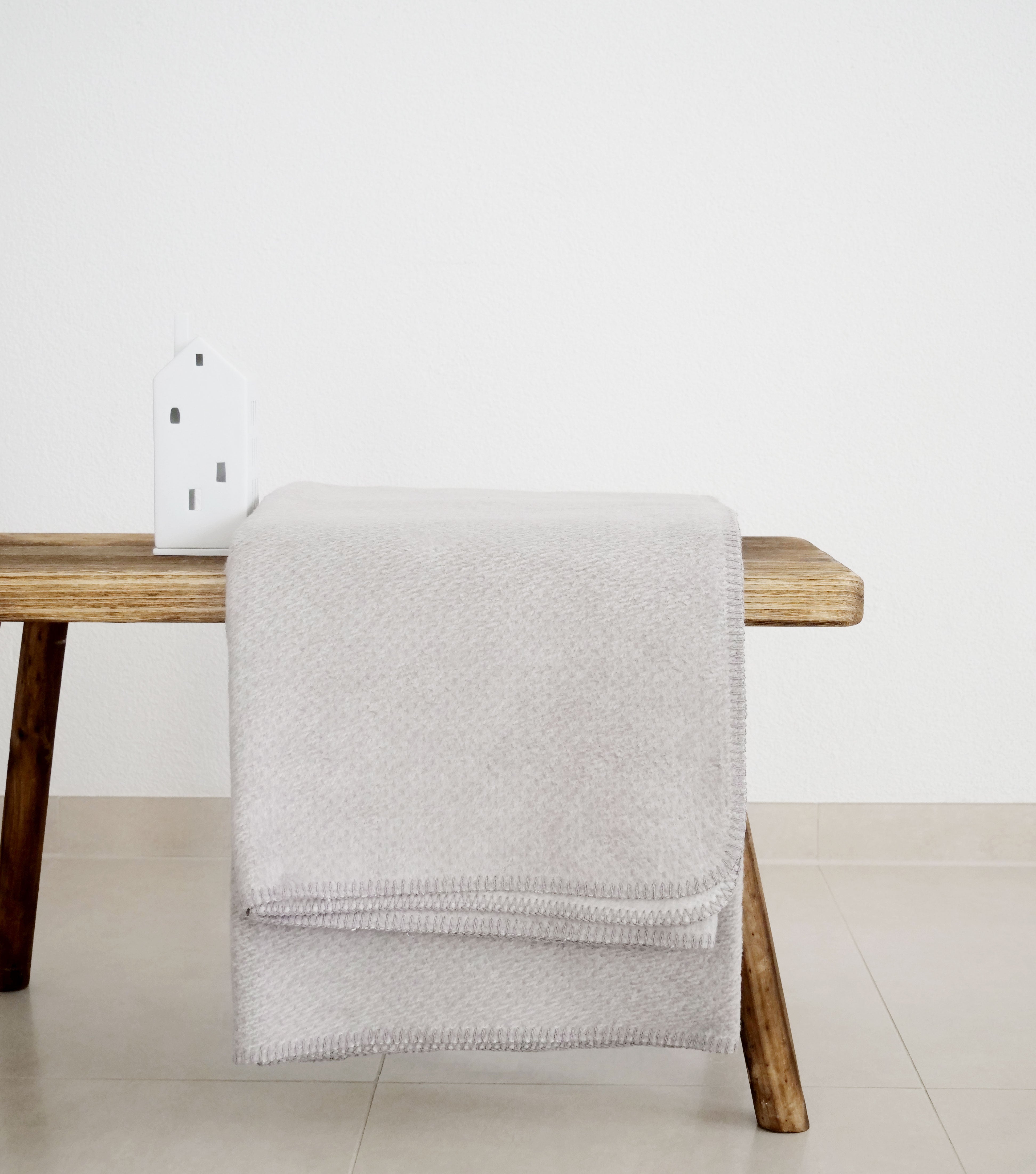 RIEMA Kuscheldecke EMMA grau meliert | 150x200cm